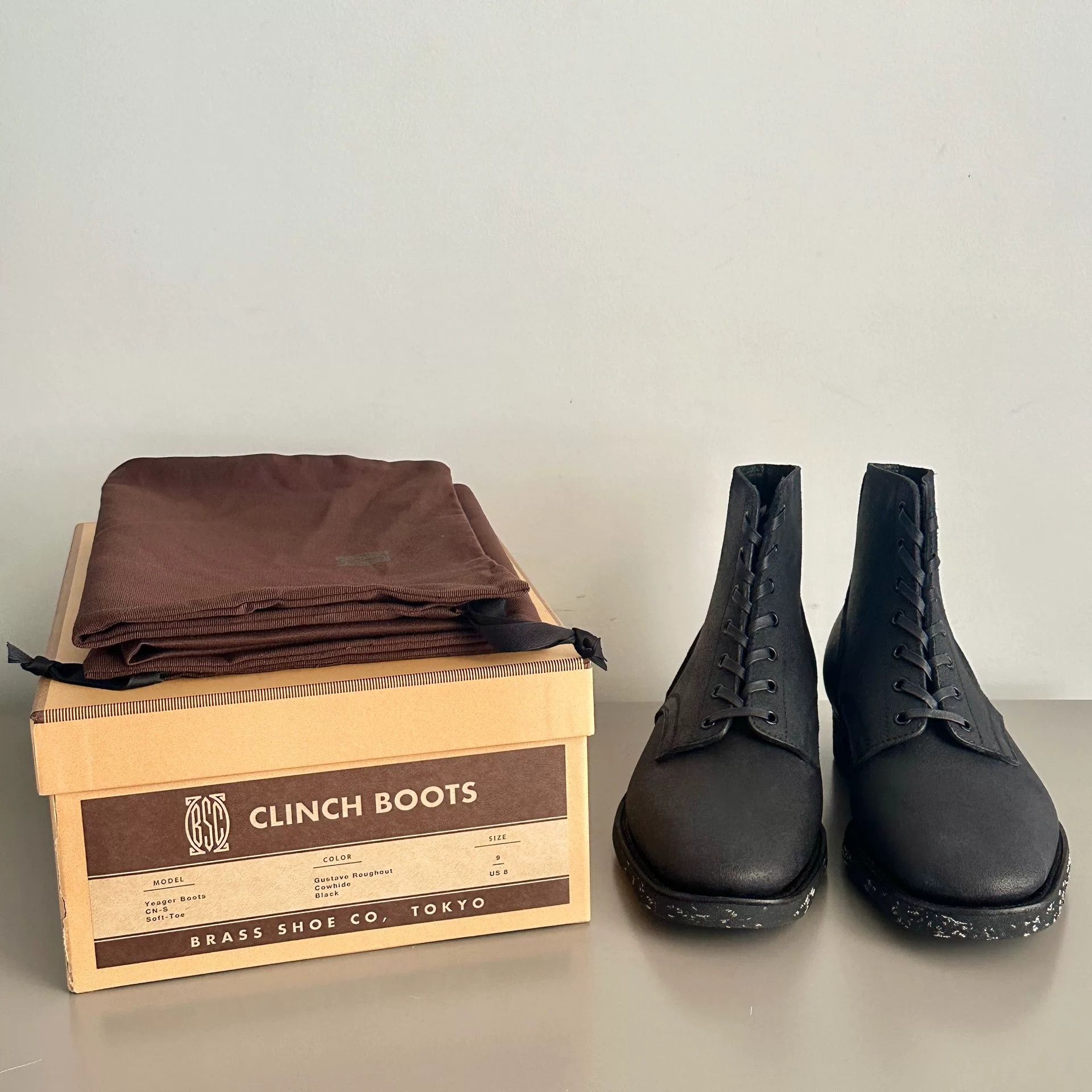 Clinch Boots Clinch Yeager Gustave Black Boots Size US 8.5 / EU 41-42 - 8 Thumbnail
