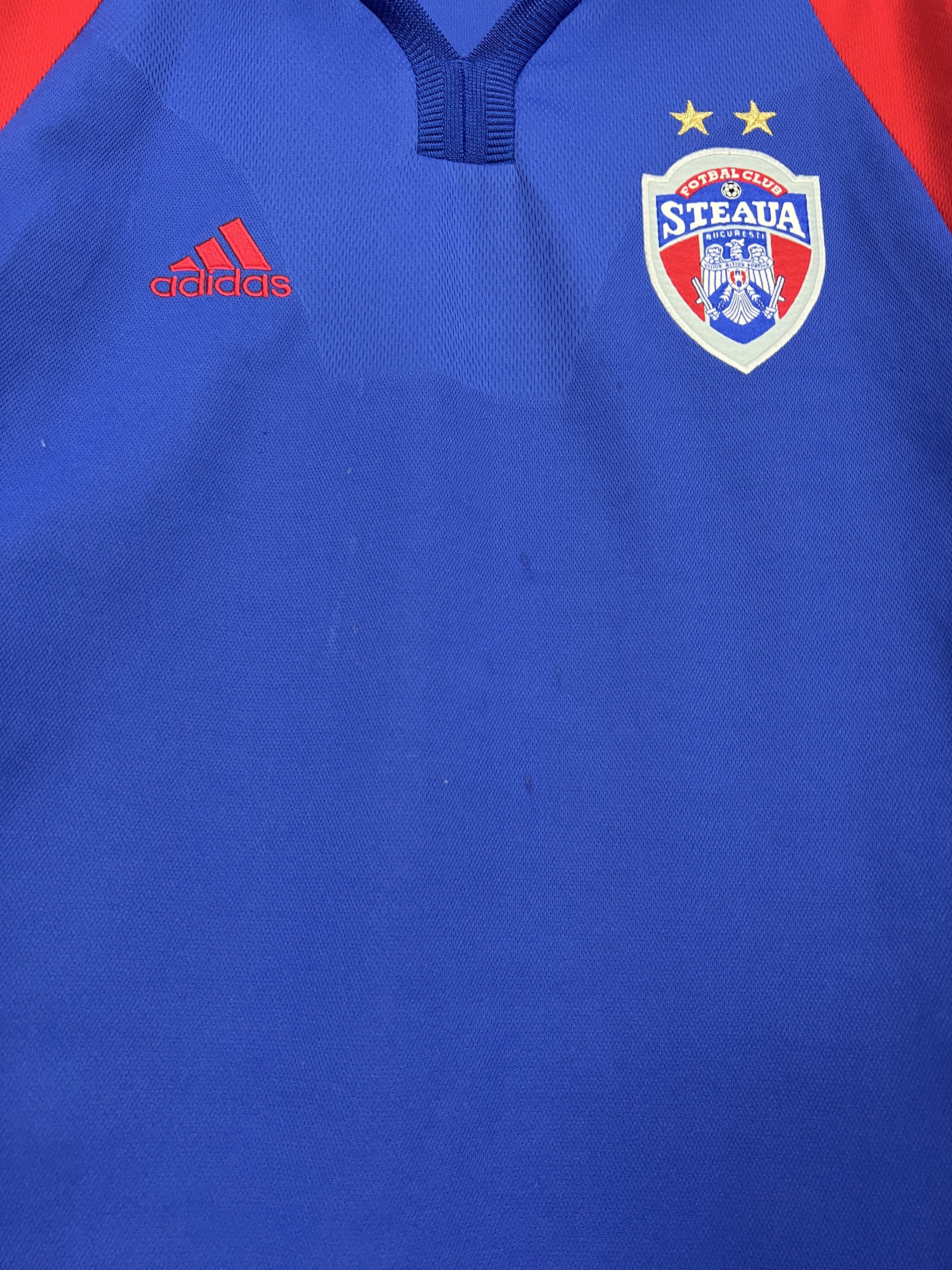 Adidas CSA Steaua Bucuresti football shirt 2000 Soccer Adidas Size US XL / EU 56 / 4 - 7 Thumbnail