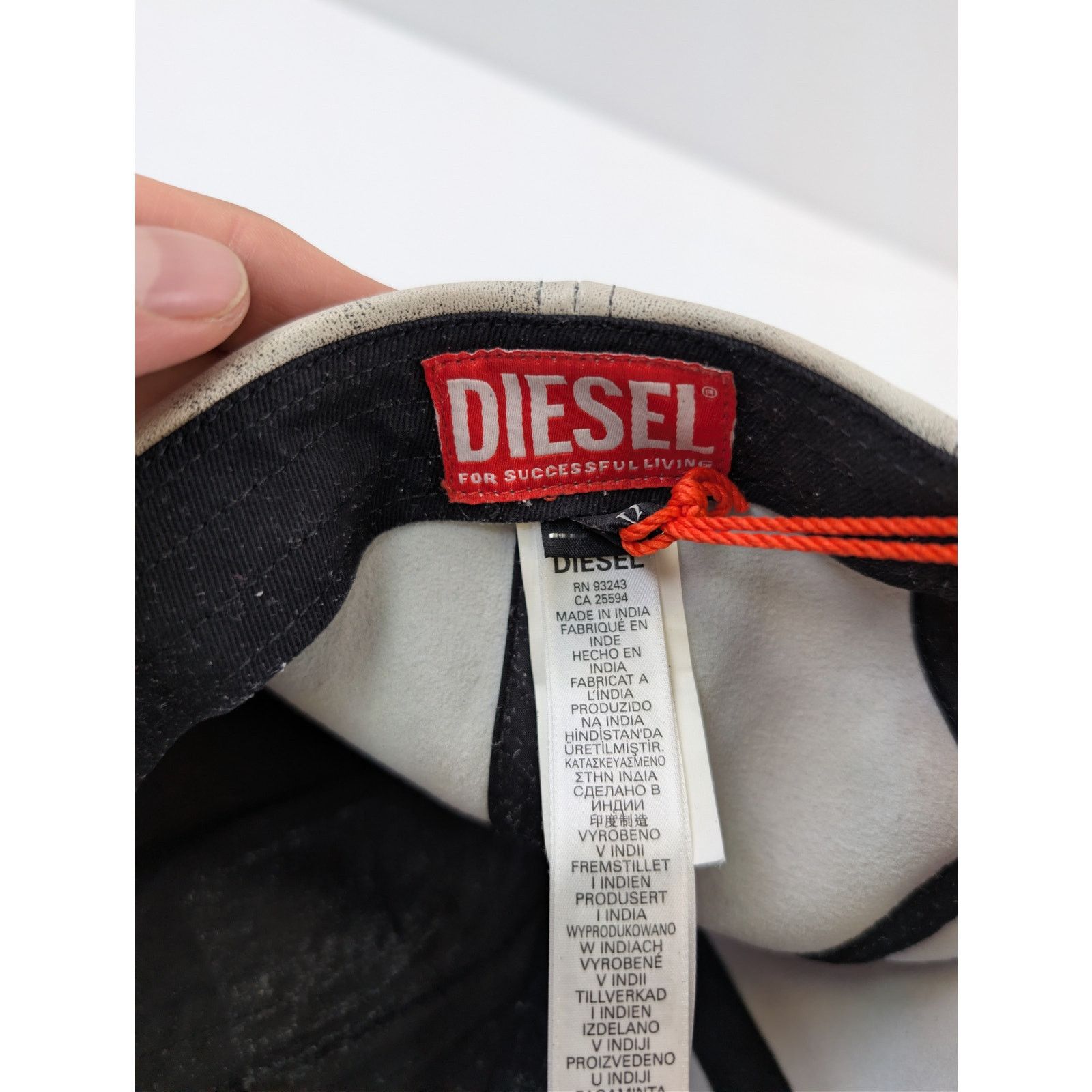 Diesel o1rshd1 Size: 2 / C-Olav Cappello Cap / Hat in Dirty Grey Size ONE SIZE - 10 Thumbnail