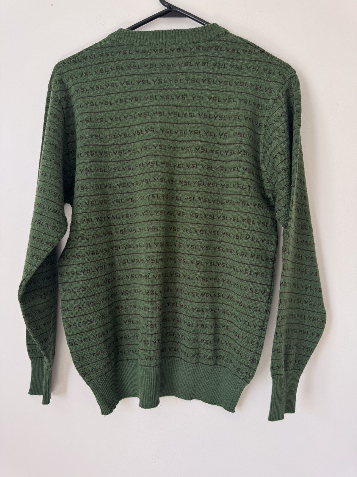 Vintage × Yves Saint Laurent Yves Saint Laurent ysl green jumper Size M / US 6-8 / IT 42-44 - 4 Thumbnail