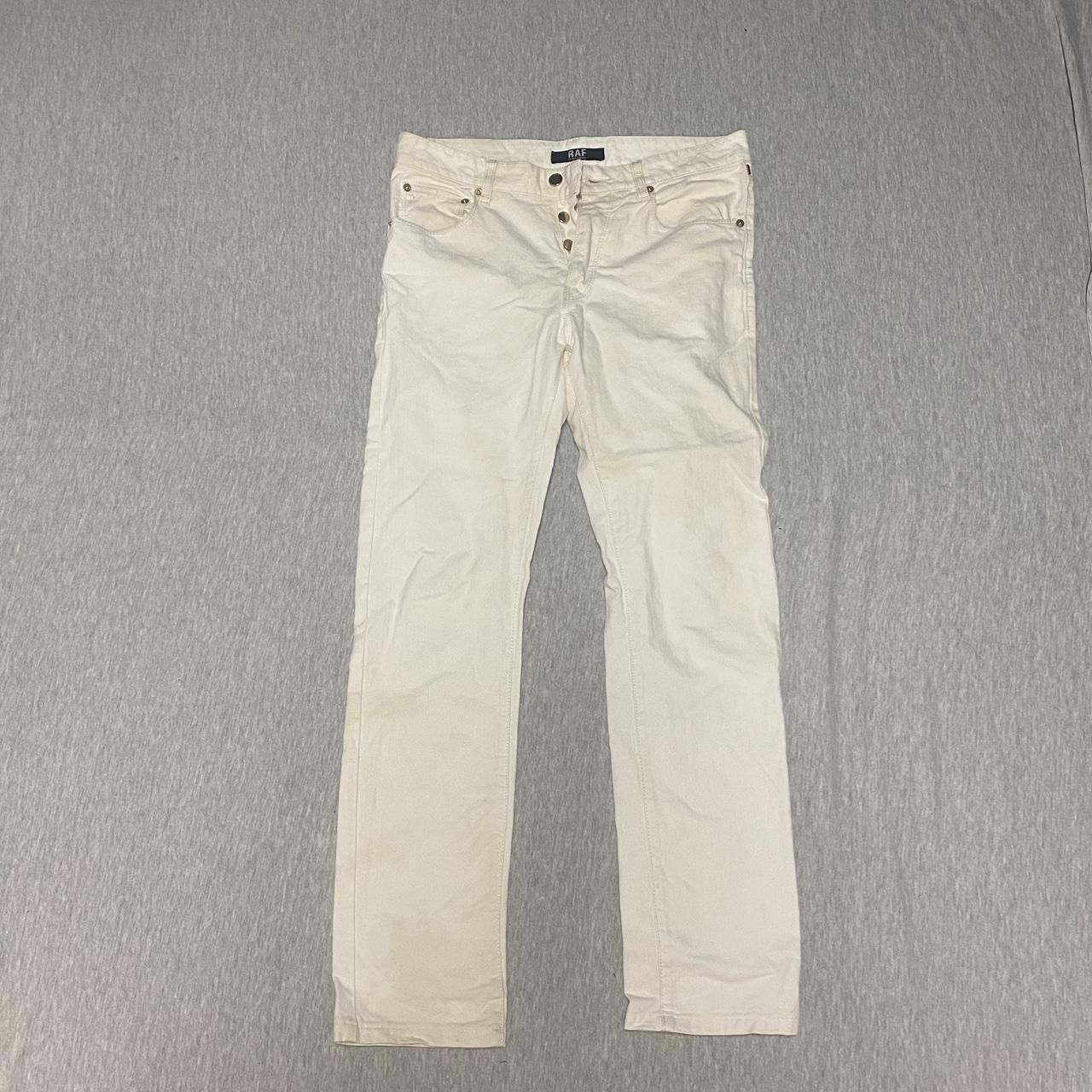 Raf by Raf Simons Raf Simons white denim Size US 31 - 1 Thumbnail