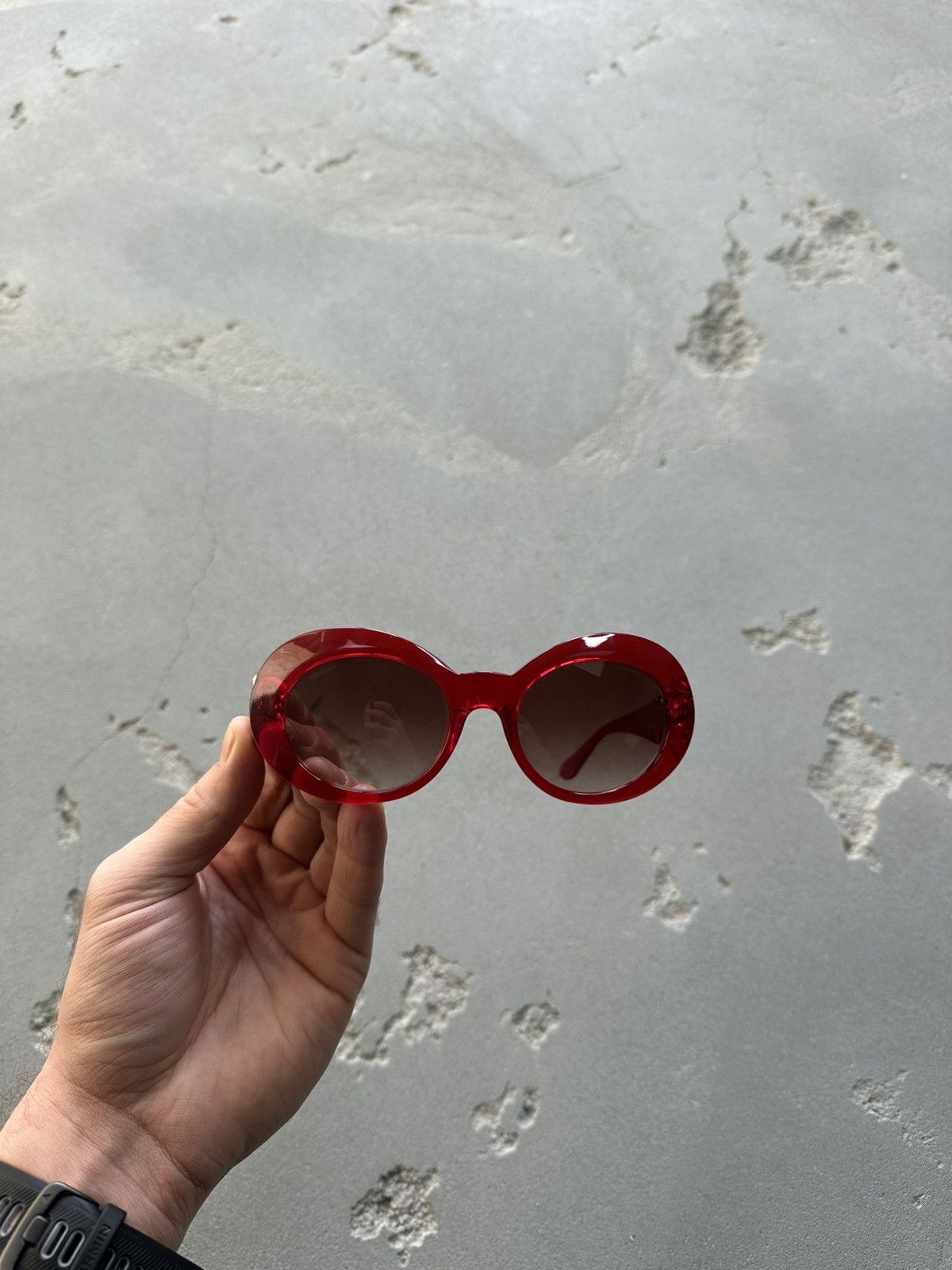 Versace Versace Sunglasses Red Gold Medusa 96 vintage Size ONE SIZE - 7 Thumbnail