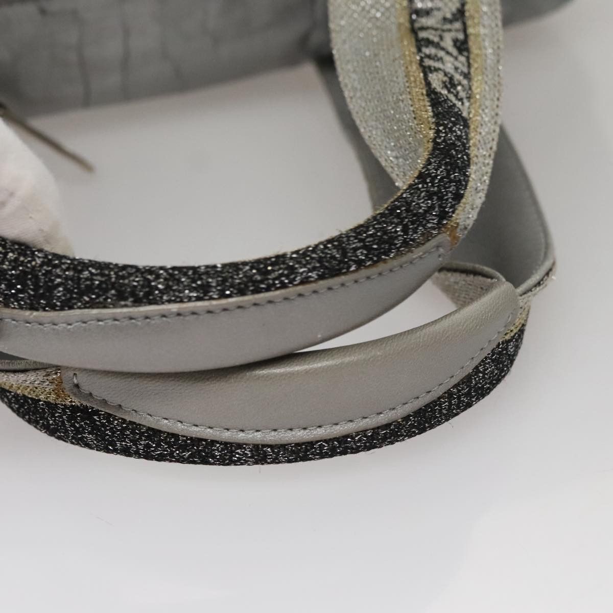 Chanel CHANEL Sports Hand Bag Coated Canvas Silver CC Size ONE SIZE - 7 Thumbnail