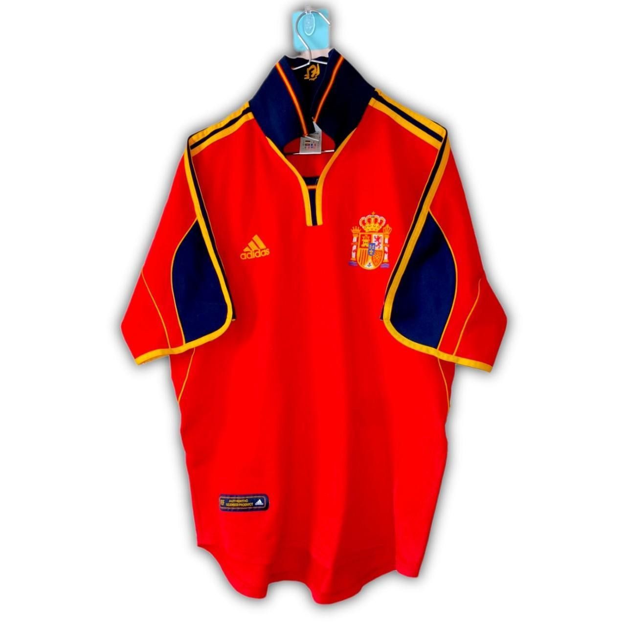Adidas Spain 2000 2001 3rd Home Shirt Jersey international Size US M / EU 48-50 / 2 - 2 Thumbnail
