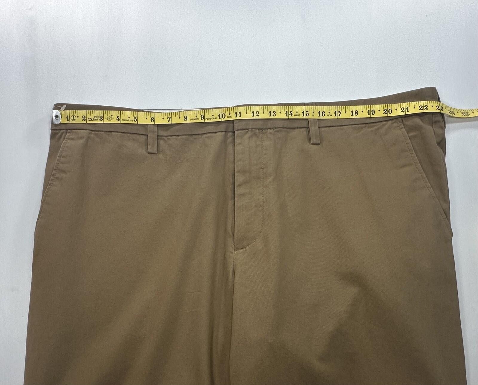 Old Navy Old Navy Classic Loose Flat Front Chinos Brown Mens 44/30 Size US 44 / EU 60 - 3 Thumbnail