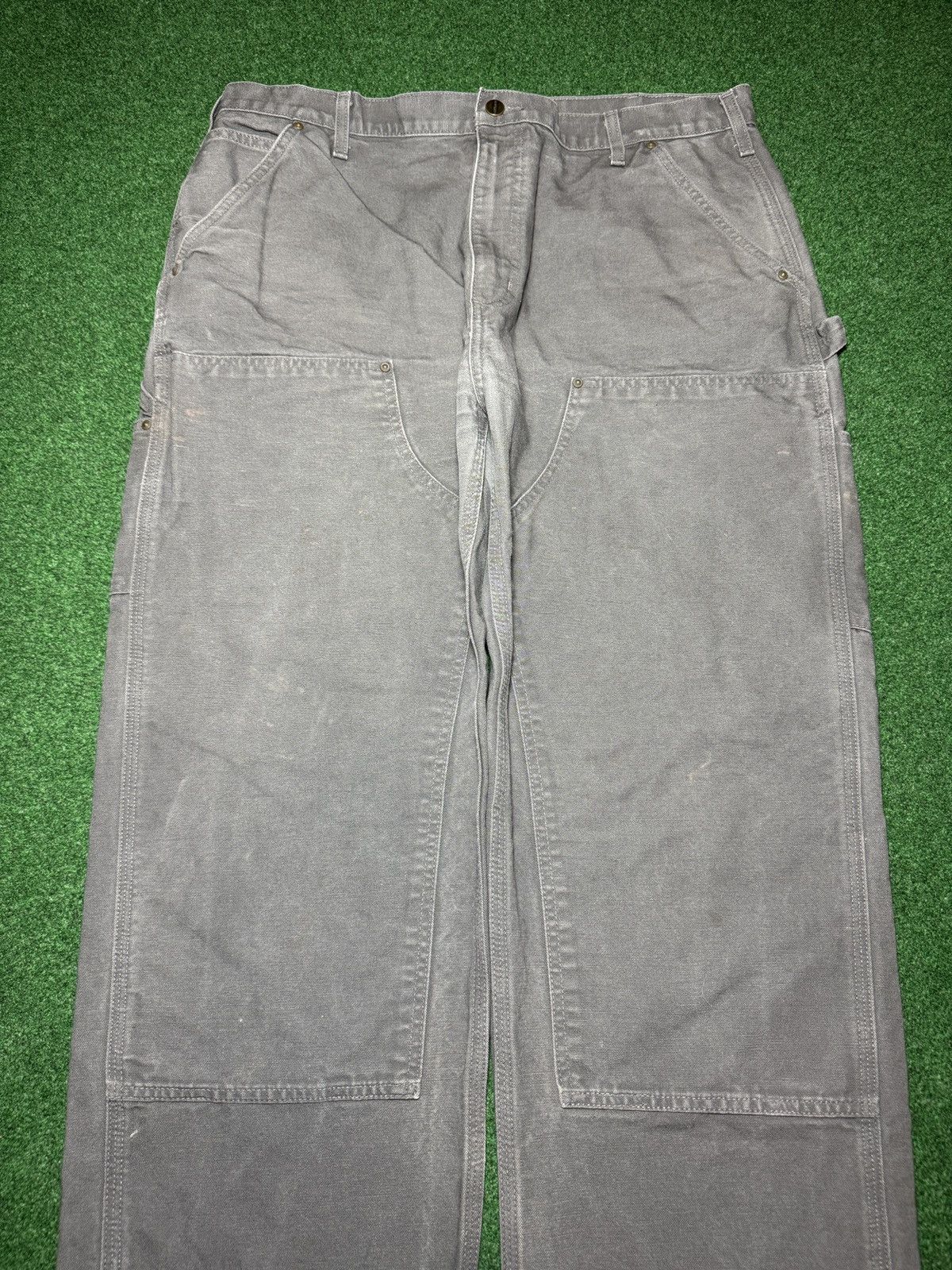 Carhartt Carhartt Double Knee B136 GVL Carpenter Grunge 38x30 Pants Size US 38 / EU 54 - 2 Thumbnail