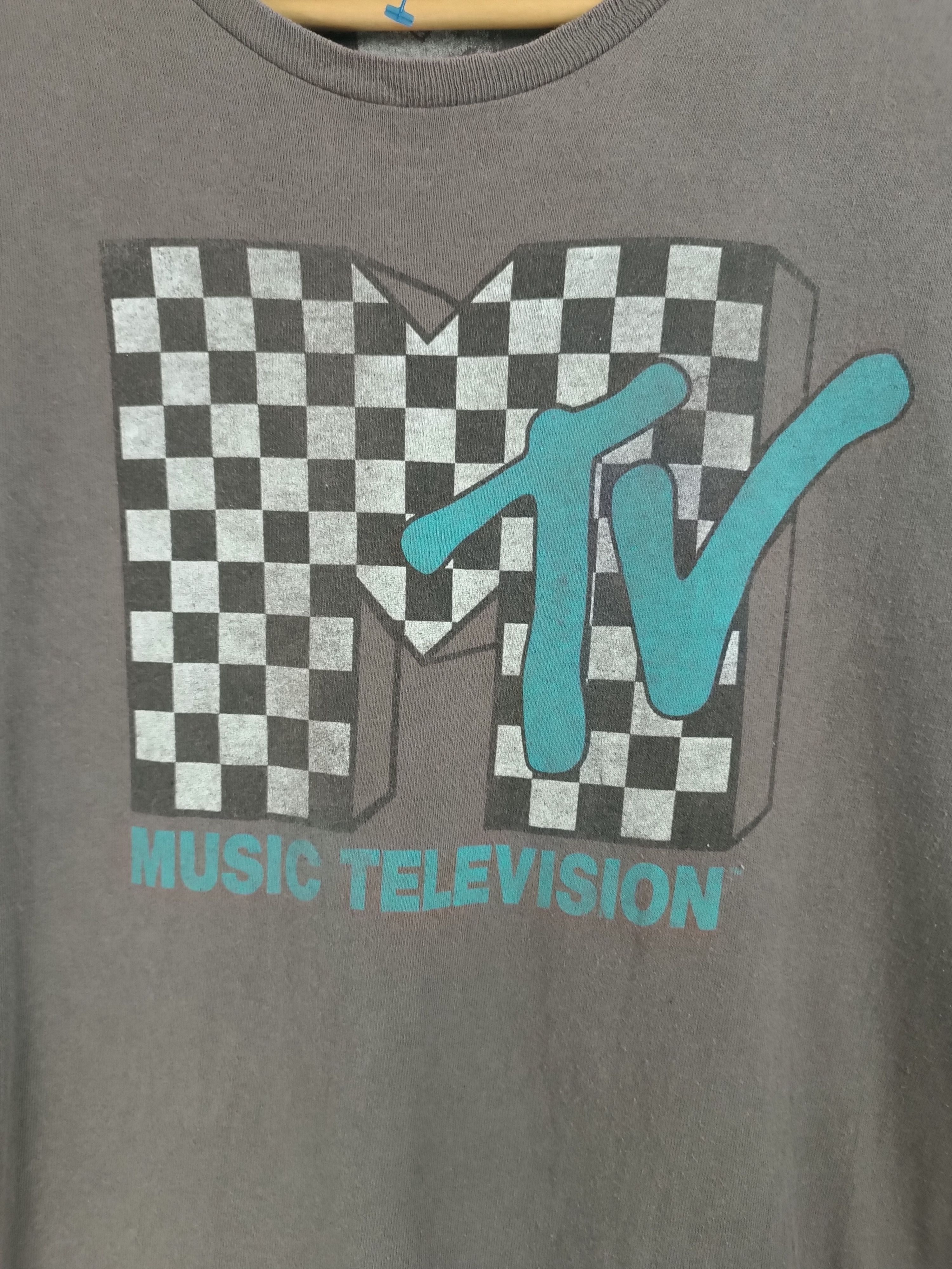 Mtv VINTAGE FADED MTV MUSIC TELEVISION PUNK HIP HOP METAL TEE Size US L / EU 52-54 / 3 - 8 Thumbnail
