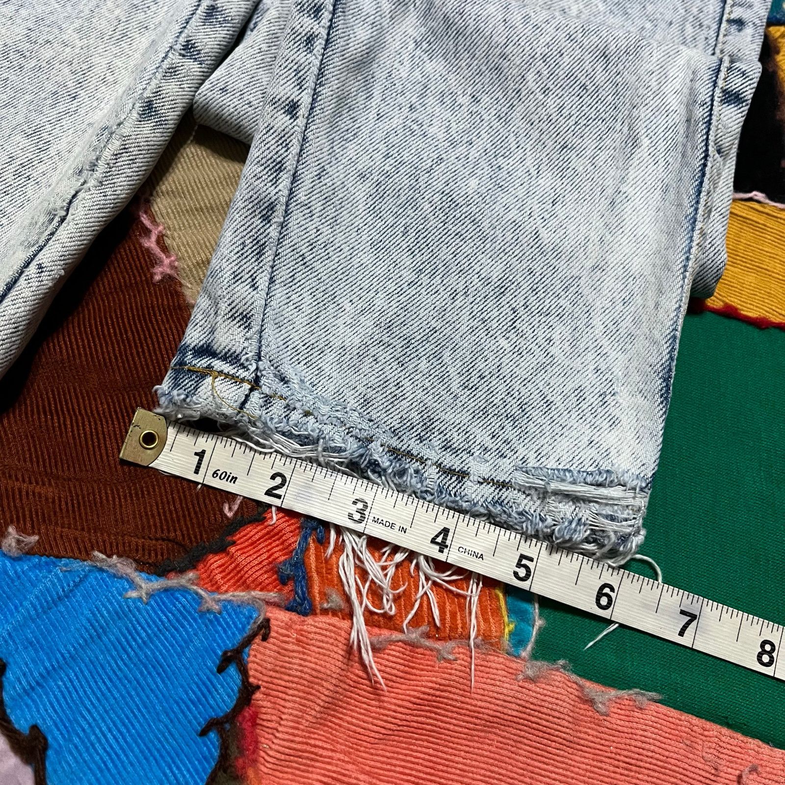Other Vintage Sasson Women’s Distressed Ripped Washed Jeans 26Wx31 Size US 26 / EU 42 - 6 Thumbnail