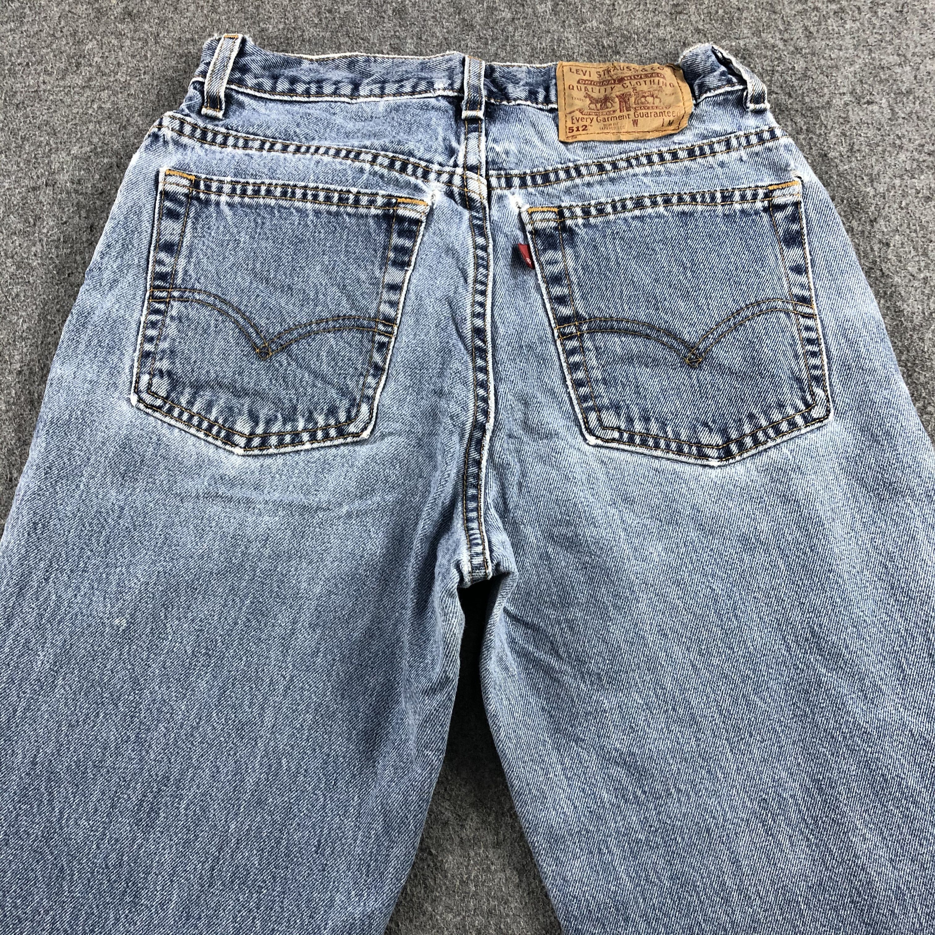 Levi's Vintage 90s Blue Wash Levis 512 Jeans-J2017 Size US 28 / EU 44 - 4 Thumbnail