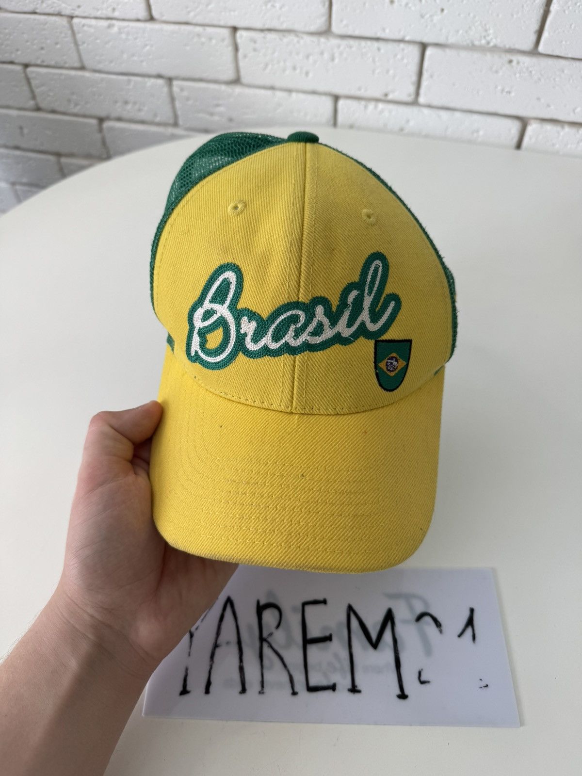 Vintage Brasil vintage cap hat Size ONE SIZE - 2 Thumbnail