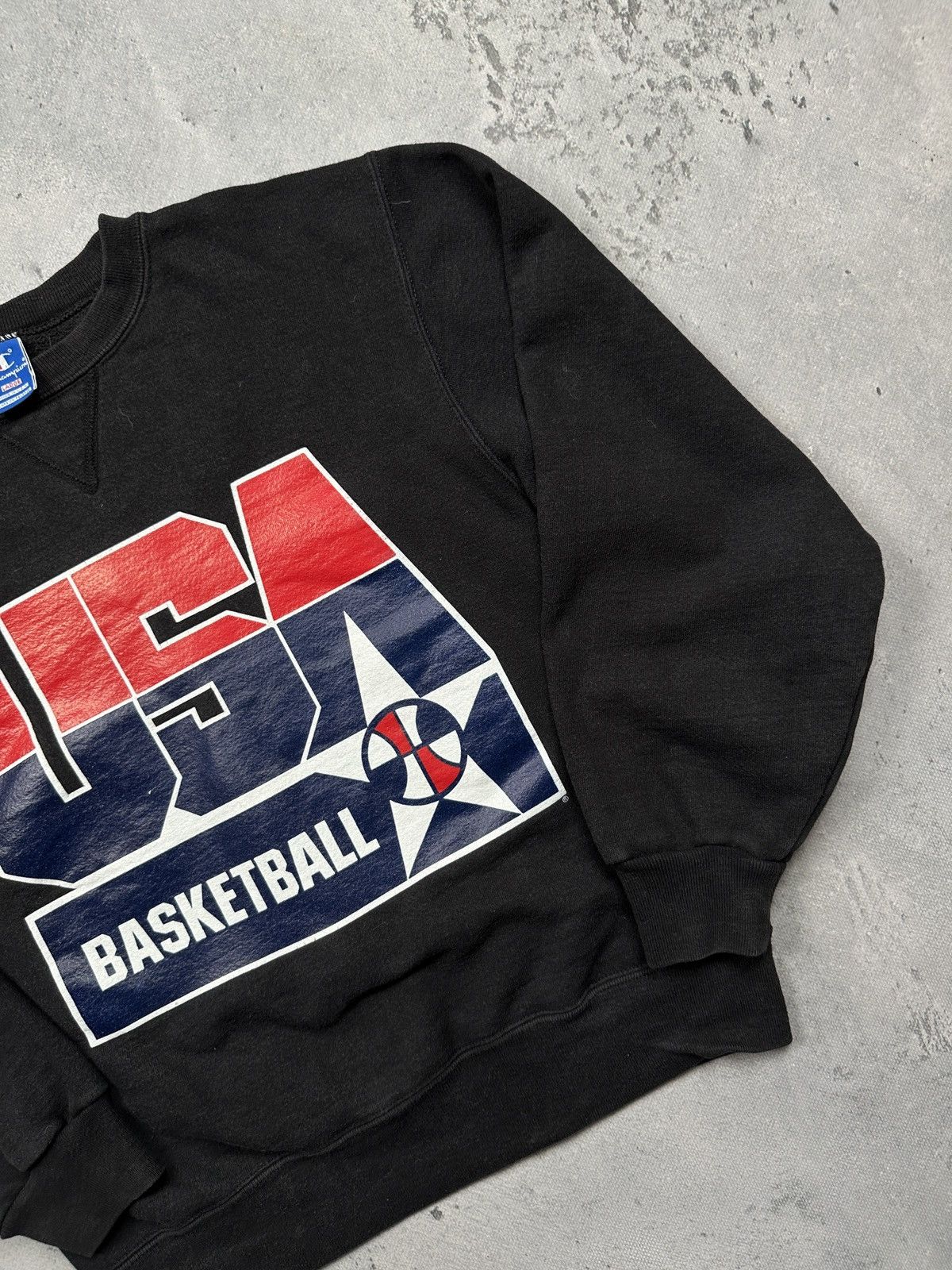 Champion Vintage 90’s USA Basketball Champion Reverse Weave Crewneck Size US L / EU 52-54 / 3 - 3 Thumbnail