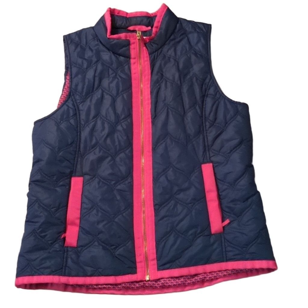 Vineyard Vines Vineyard Vines Pink And Blue Quilted Vest Size Large Size L / US 10 / IT 46 - 2 Thumbnail
