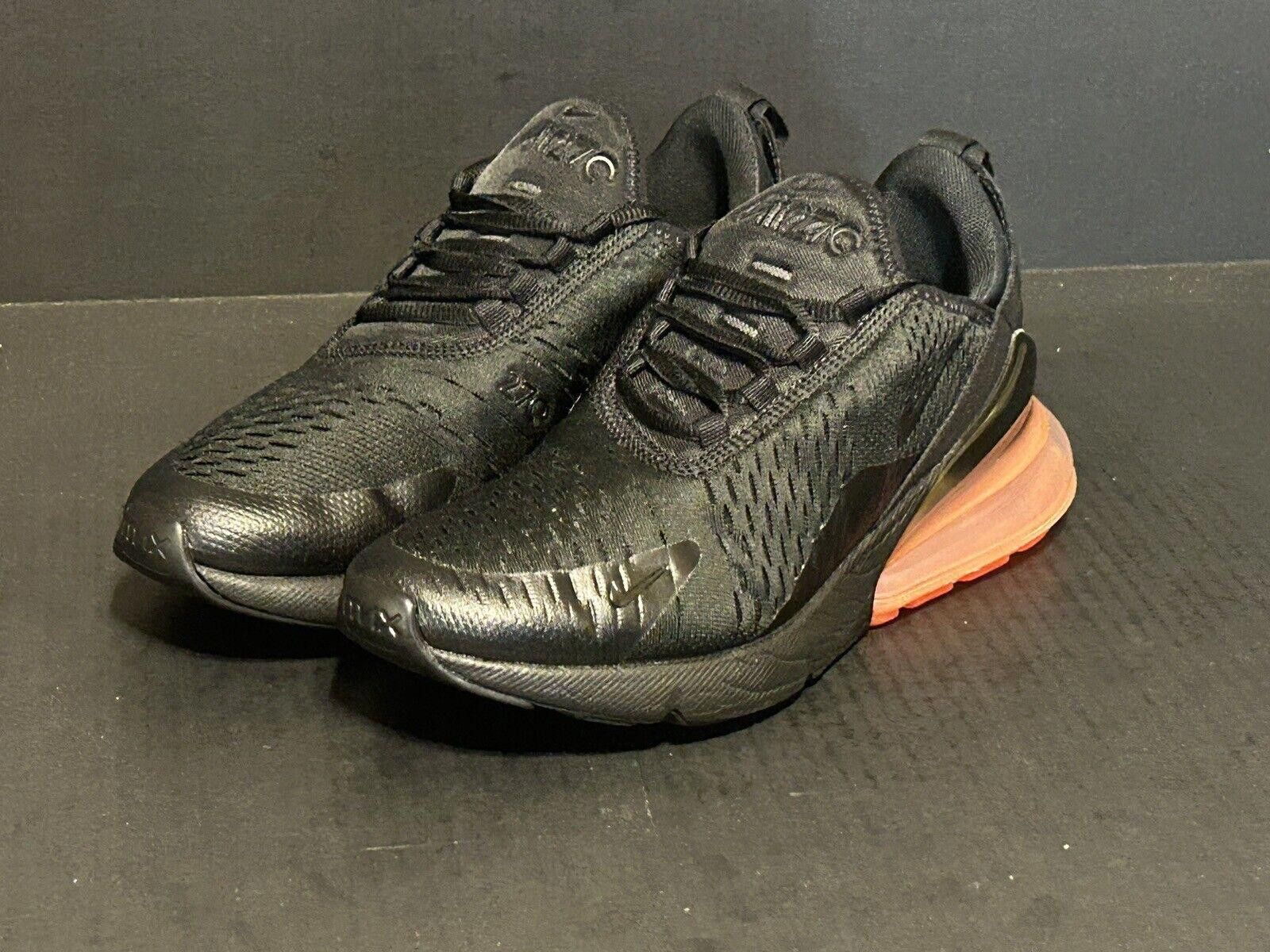 Nike Nike Men's Air Max 270 Black Hot Punch AH8050-010 Sz 6 Size US 6 / EU 39 - 4 Thumbnail