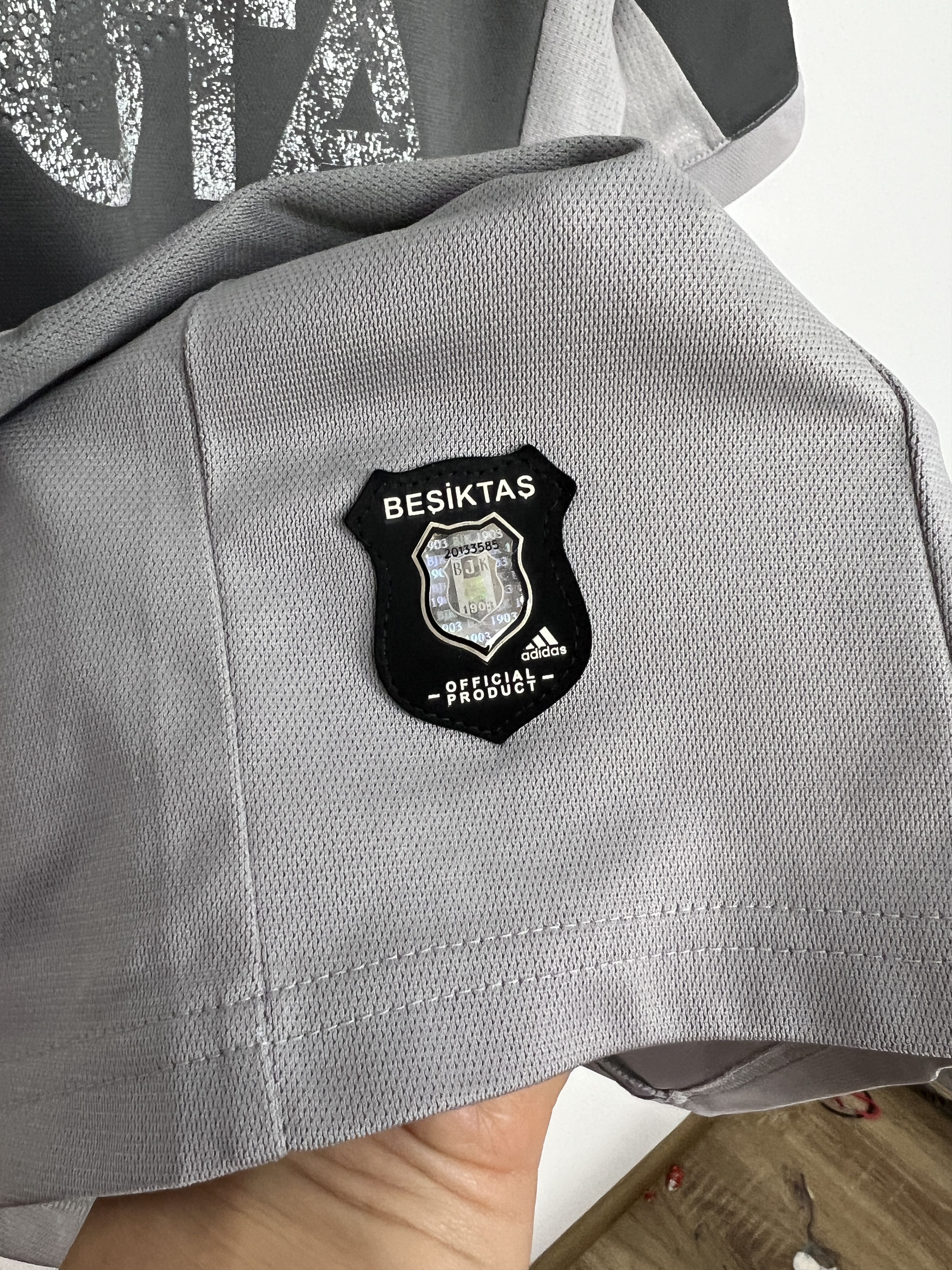 Adidas Besiktas football shirt 2013 Soccer Adidas Jersey Trikot Size US L / EU 52-54 / 3 - 5 Thumbnail