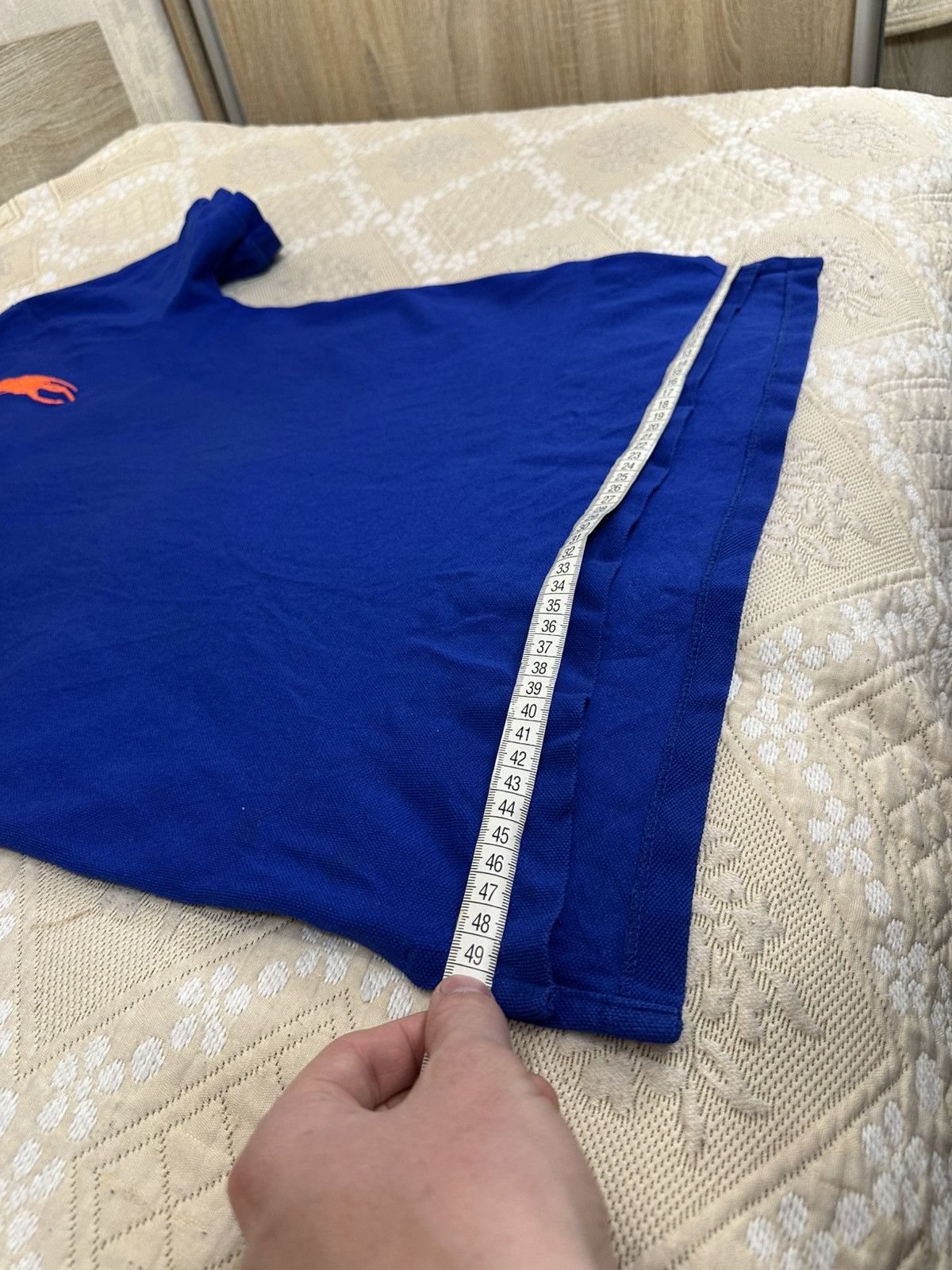Ralph Lauren 🔥 Y2K Ralph Lauren Blue Big Logo Polo T Shirt Chief Keef Size US XS / EU 42 / 0 - 9 Thumbnail