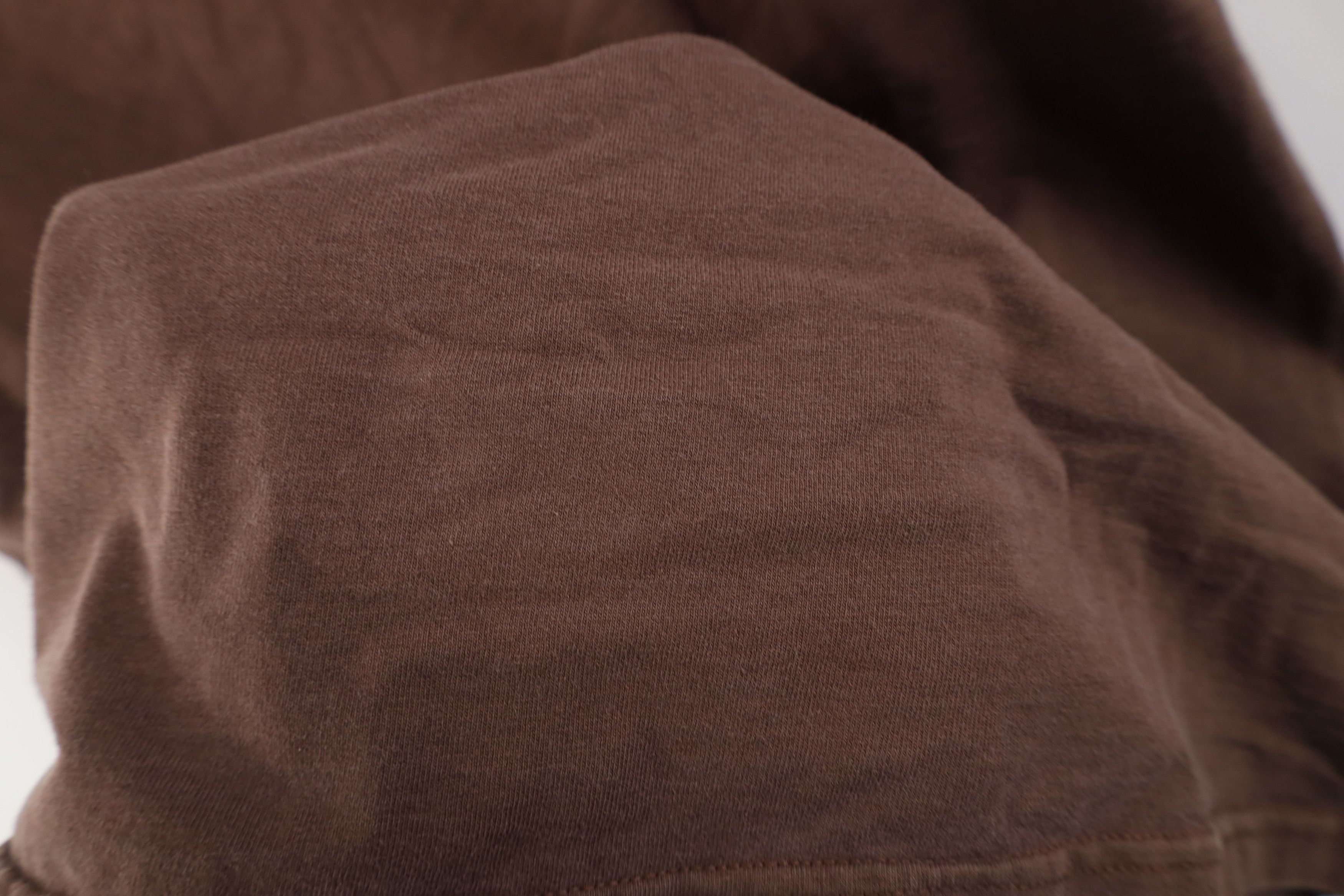 Vintage Vintage 90s Y2K Streetwear Blank Pocket T-Shirt Brown Cotton Size US L / EU 52-54 / 3 - 12 Thumbnail