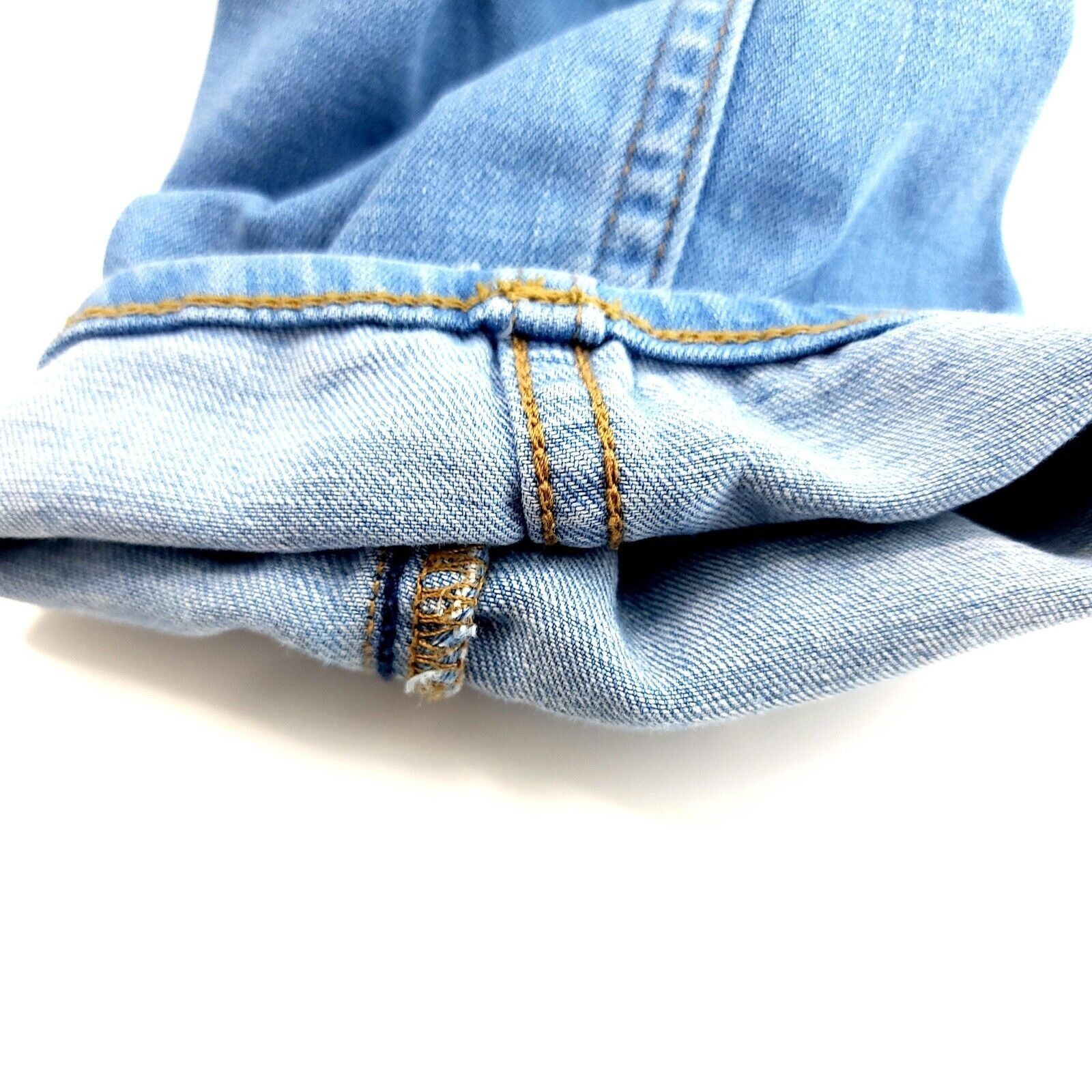 Hollister Hollister Skinny Advanced Stretch Blue Factory Distressed Je Size US 29 - 11 Thumbnail
