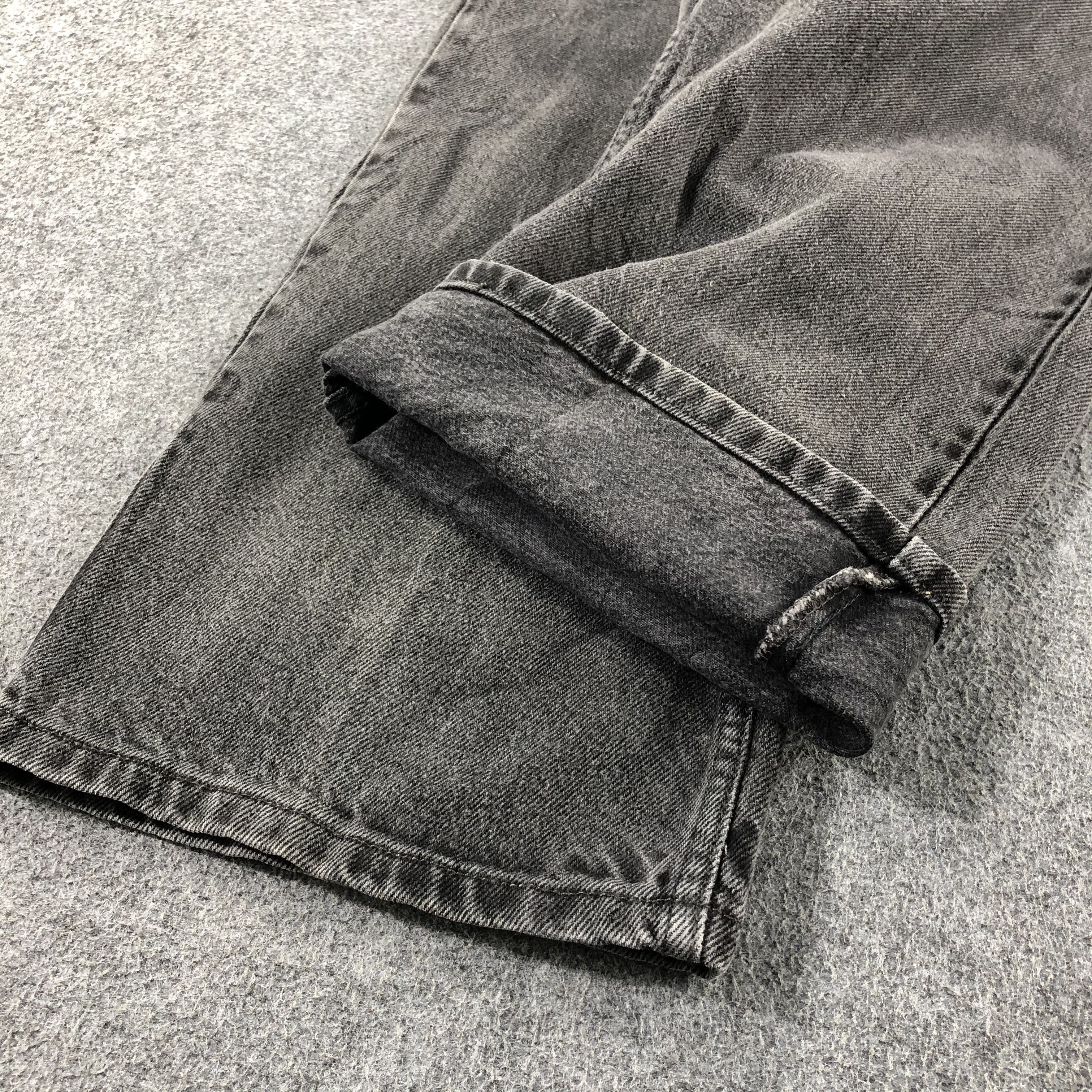 Levi's Vintage Faded Black Levis 505 Jeans-J2580 Size US 39 - 7 Thumbnail