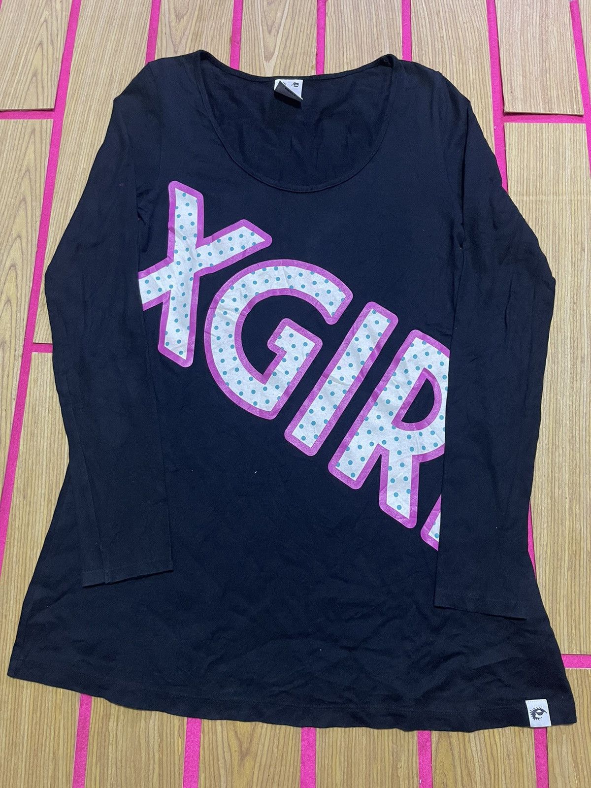 X-Girl Y2K X-girl long sleeve tshirt big logo style Size M / US 6-8 / IT 42-44 - 1 Thumbnail