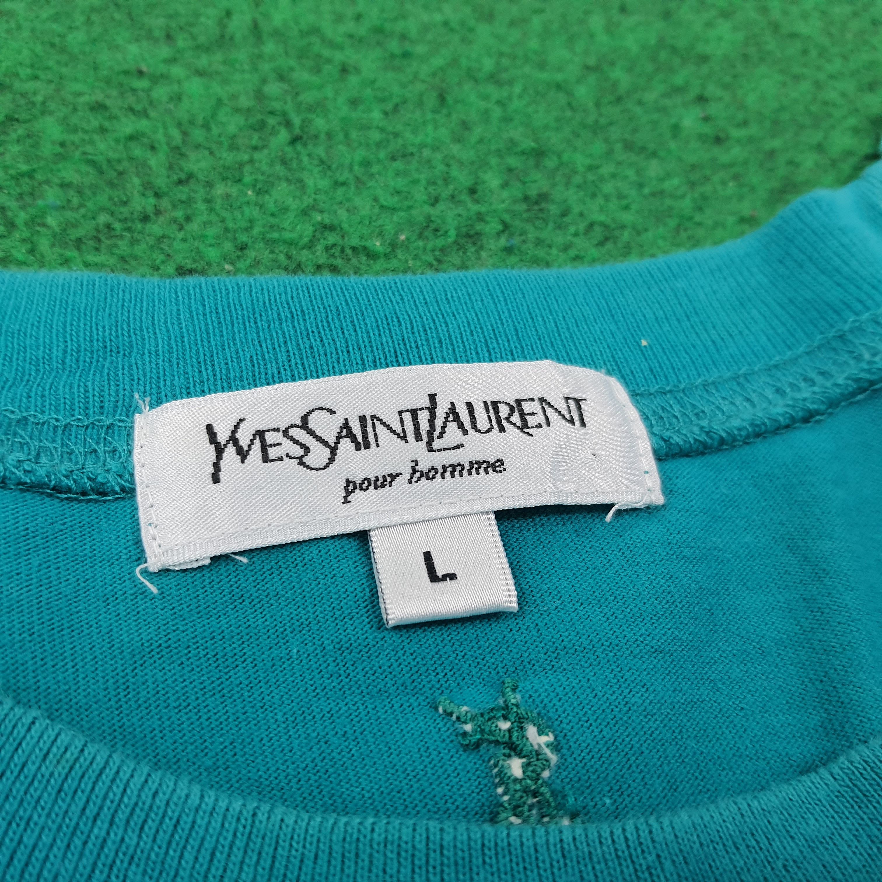 Yves Saint Laurent Vintage Yves Saint Laurent YSL Designer Tshirt C239N21 Size US L / EU 52-54 / 3 - 5 Thumbnail