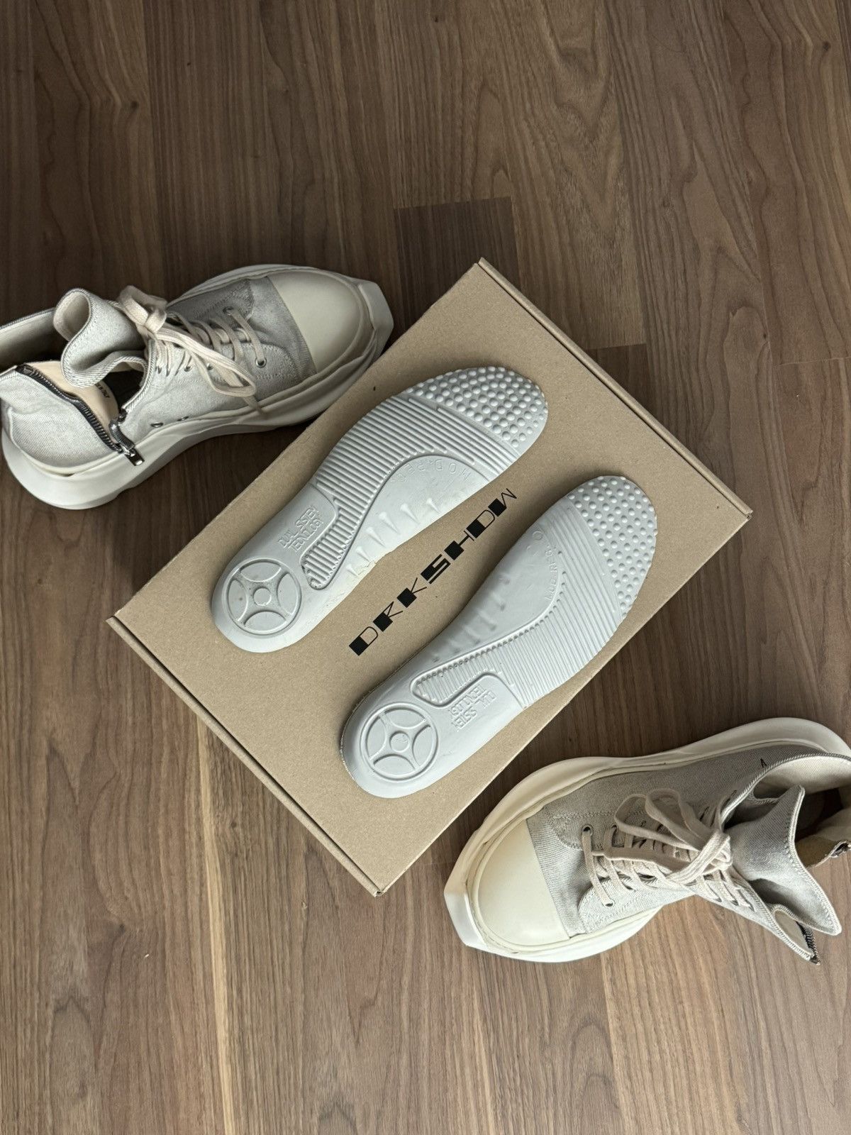 Rick Owens Drkshdw RICK OWENS DRKSHDW ABSTRACT HIGH SHOES Size US 8 / EU 41 - 13 Thumbnail