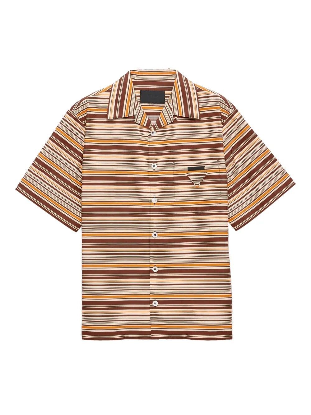 Prada Short-Sleeved Cotton Shirt Size US XL / EU 56 / 4 - 1 Thumbnail