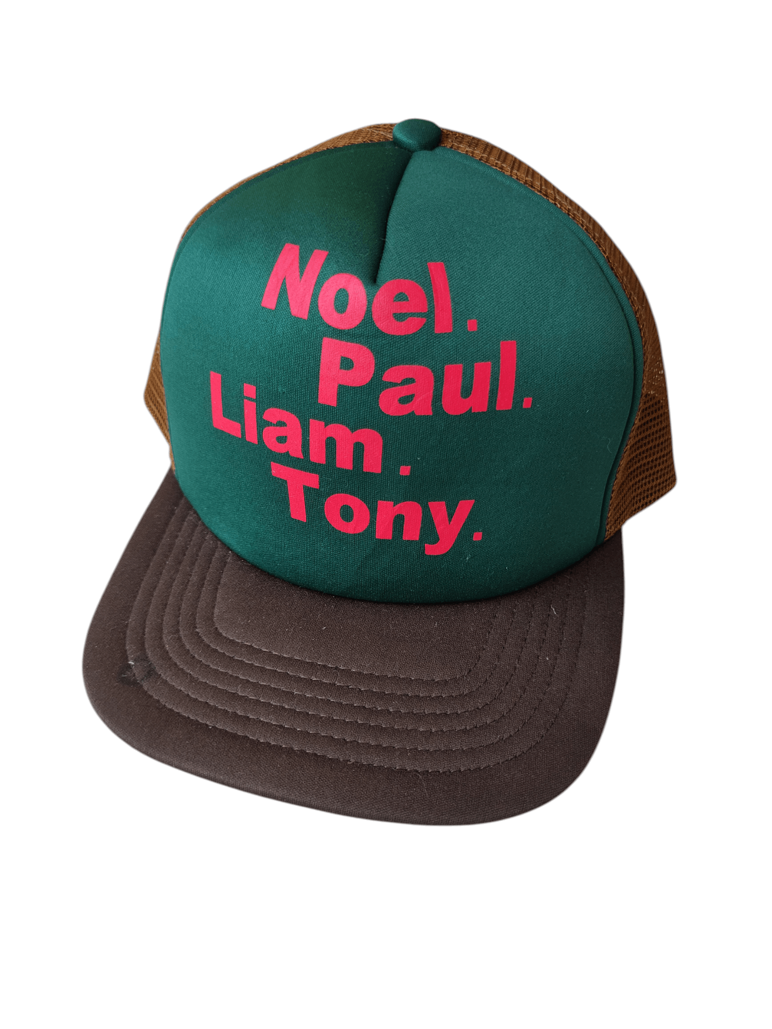 Band Tees VINTAGE OASIS NOEL PAUL LIAM TONY SNAPBACK TRUCKER HAT Size ONE SIZE - 1 Thumbnail