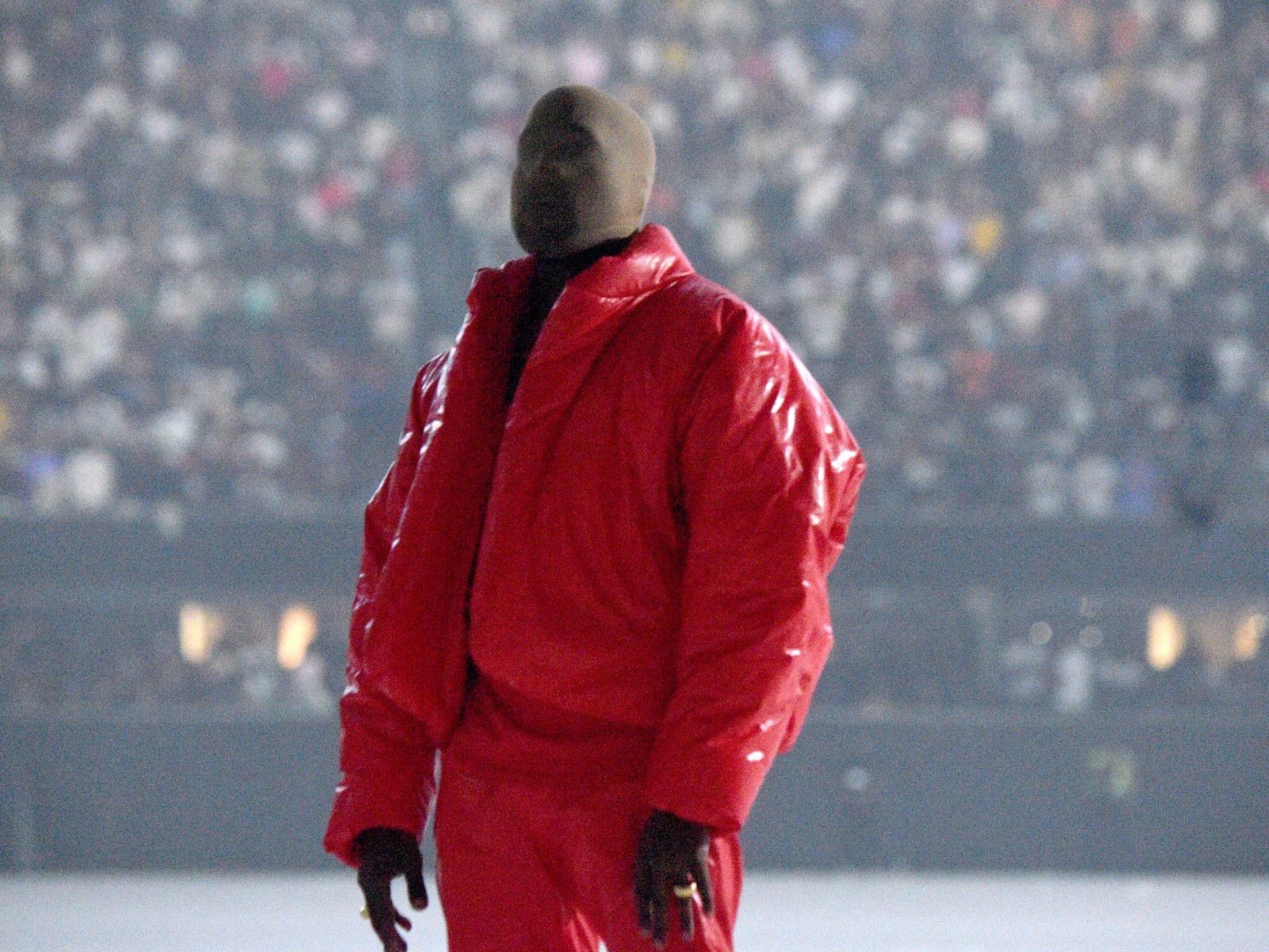 Balenciaga × Gap × Yeezy Red Round Jacket | XL | YGEBB | Grailed
