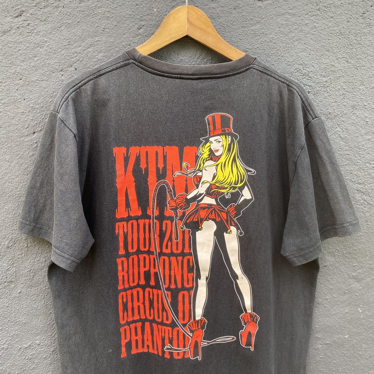 Vintage Thrashed Faded Vintage Y2K KTM PORNSTAR ERD GRUNGE TEE Size US L / EU 52-54 / 3 - 3 Thumbnail