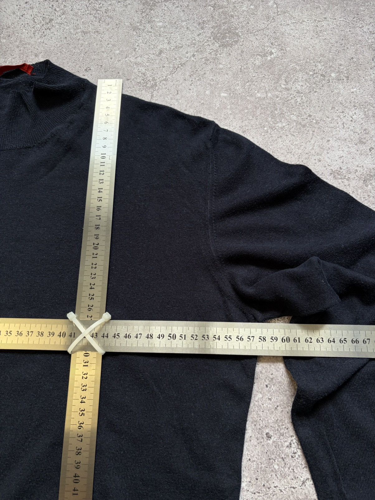 Prada Prada Dark Blue Heavy Wool Turtleneck Sweater Size US L / EU 52-54 / 3 - 11 Thumbnail