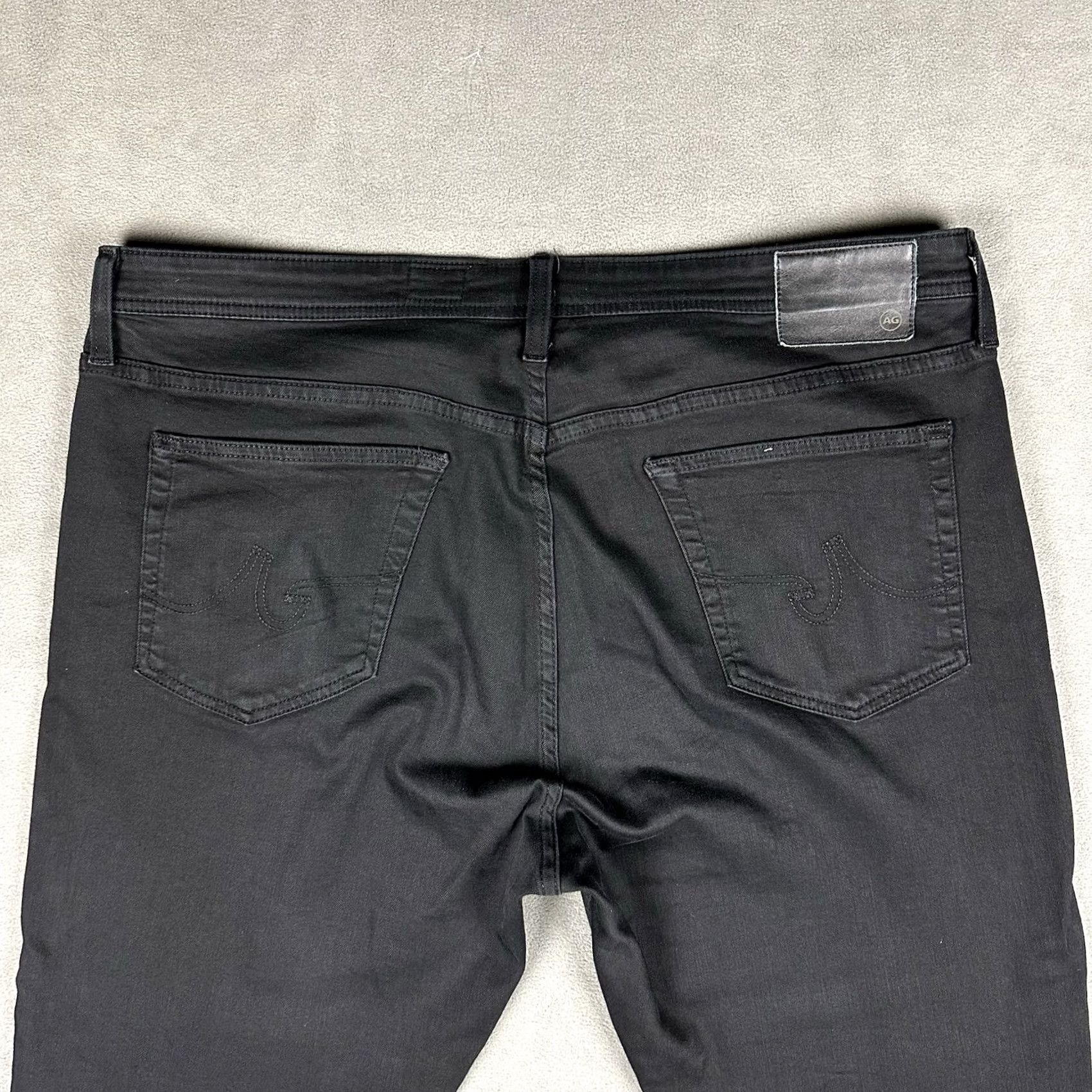 Vintage AG Adriano Goldschmied Everett Pants Slim Straight Men 40x26.5 Black Chino Casual Preppy EUC Boys? Size US 40 / EU 56 - 4 Thumbnail