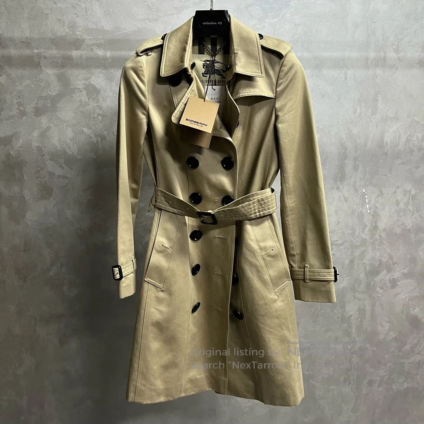 Burberry Burberry size 6 Chelsea-style medium-length buttoned trench Size 3XL / US 20-22 - 1 Thumbnail