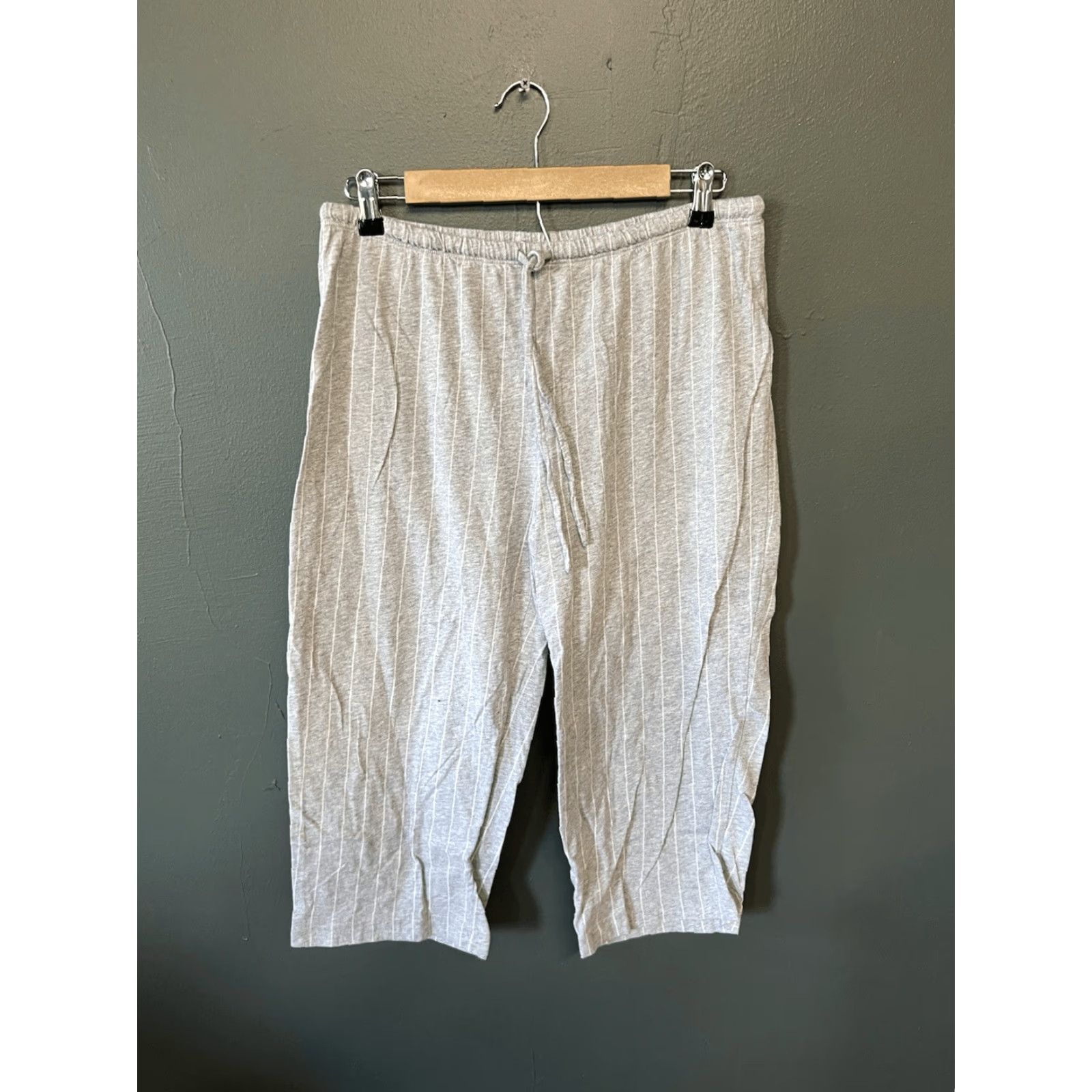 Polo Ralph Lauren Polo Ralph Lauren Womens Gray Striped Pajama Set Size Medium Size ONE SIZE - 4 Thumbnail