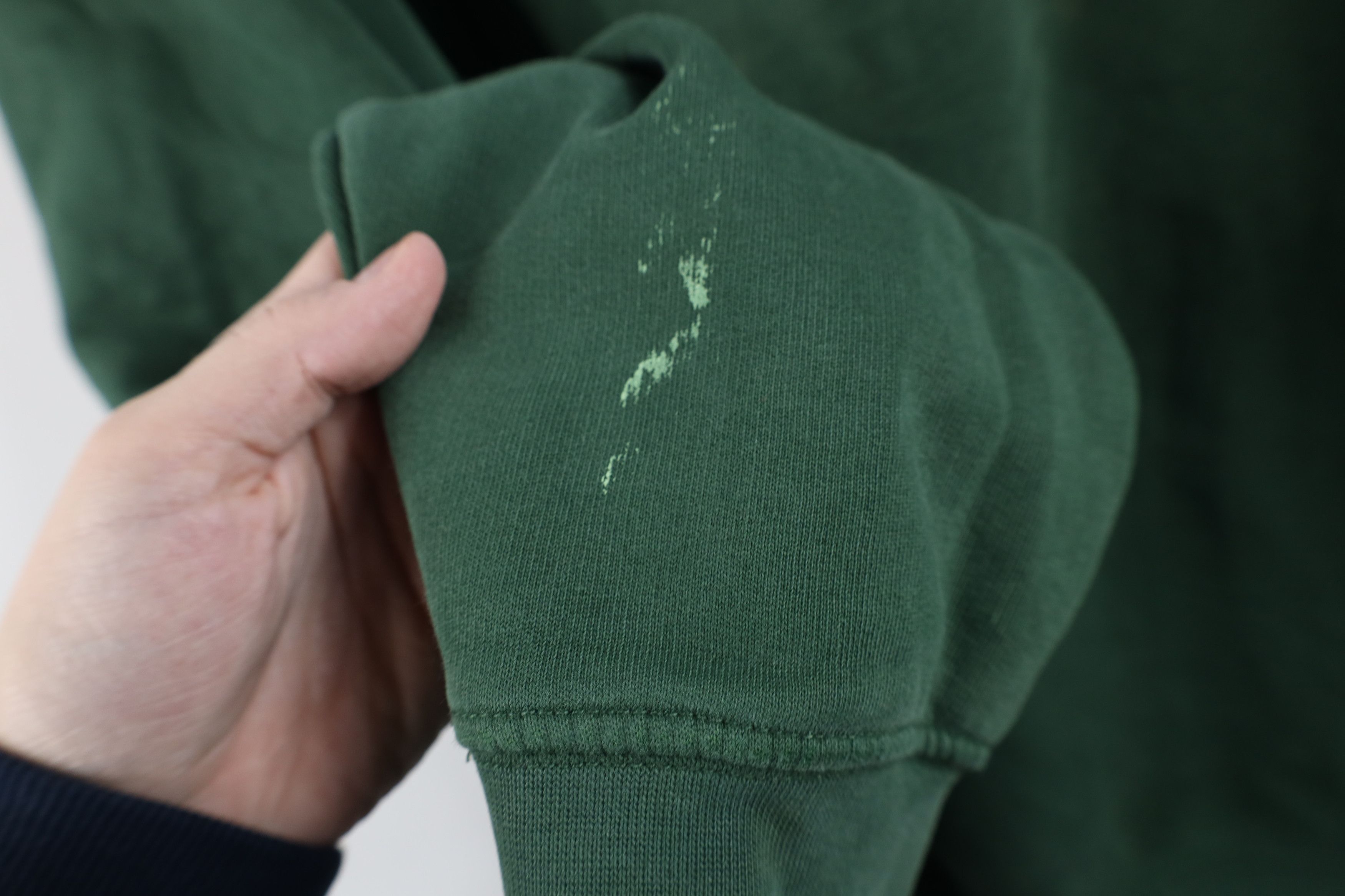 Nike × Vintage Vintage 90s Y2K Nike Swoosh Crewneck Sweatshirt Grass Green Size US L / EU 52-54 / 3 - 7 Thumbnail
