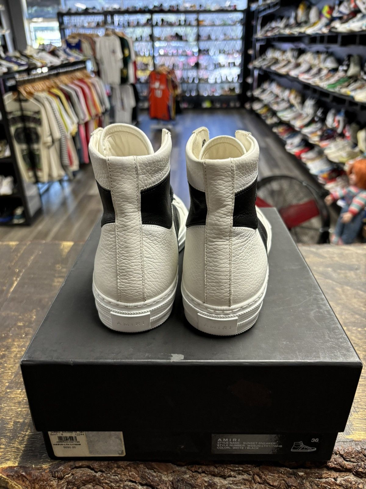 Amiri SIZE 4 AMIRI sunset sneakers white high top Size US 5 / IT 35 - 5 Thumbnail