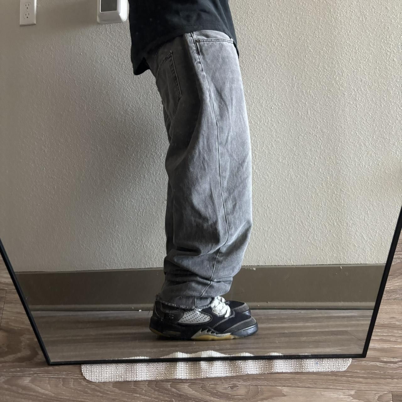 Vintage Crazy Vintage Y2K/2000s Faded Black Grunge Denim Jeans! 34x27 Size US 34 / EU 50 - 2 Thumbnail
