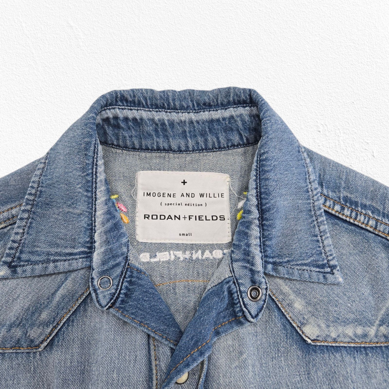 Imogene + Willie Imogene + Willie x Rodan + Fields Denim Western Vest Small Size S / US 4 / IT 40 - 5 Thumbnail