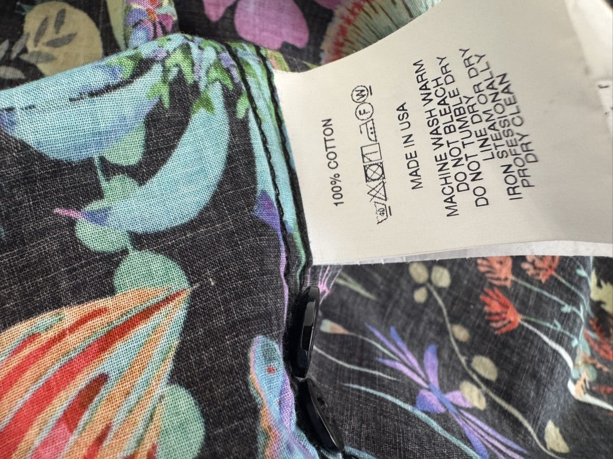 Engineered Garments Engineered Garments Black Floral Lawn Camp Shirt Size US S / EU 44-46 / 1 - 11 Thumbnail