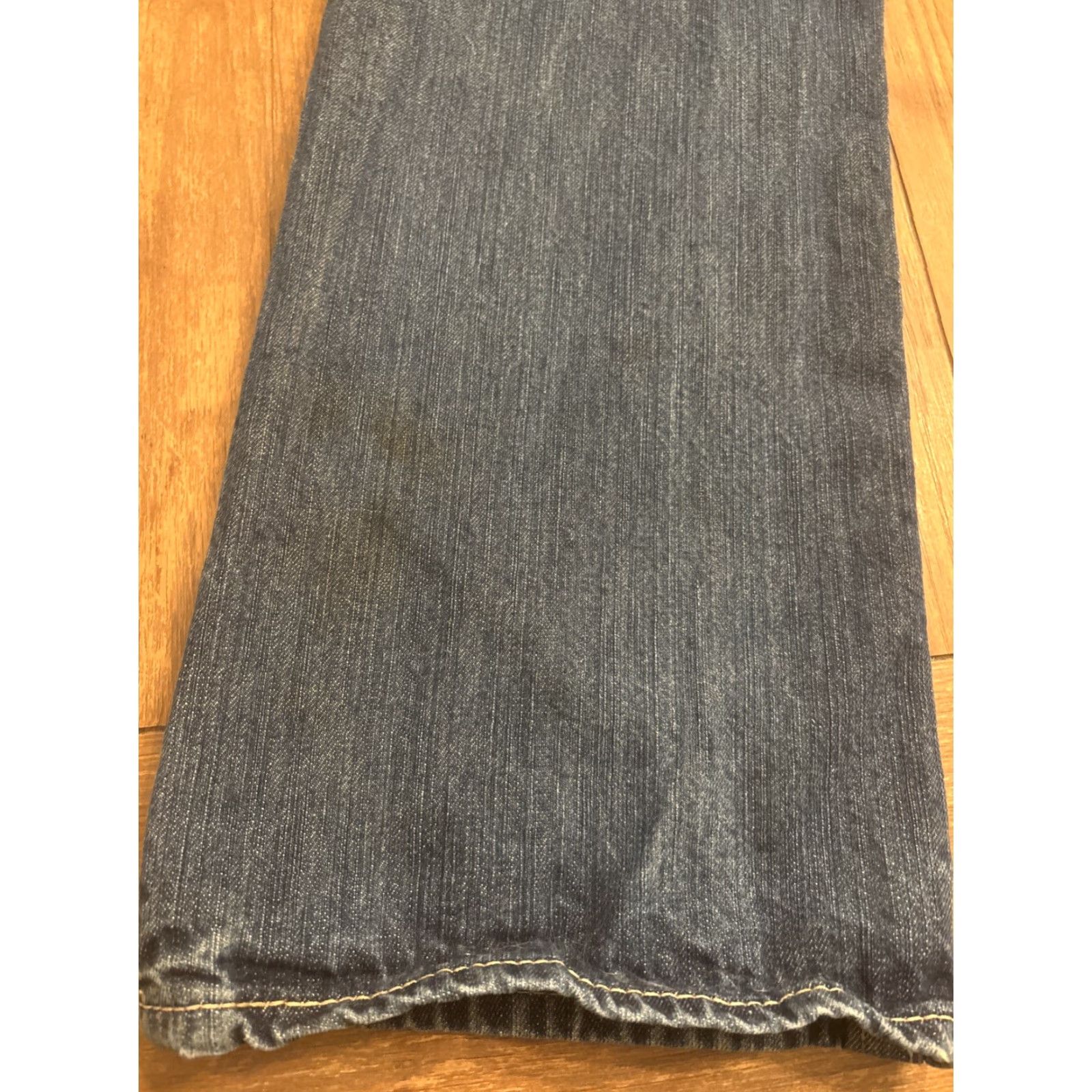 Ariat Ariat M4 FR Relaxed Boot Cut Jeans Size 38x34 Distressed Mens Jeans Blue Cowboy Workwear 90s Size US 38 / EU 54 - 7 Thumbnail
