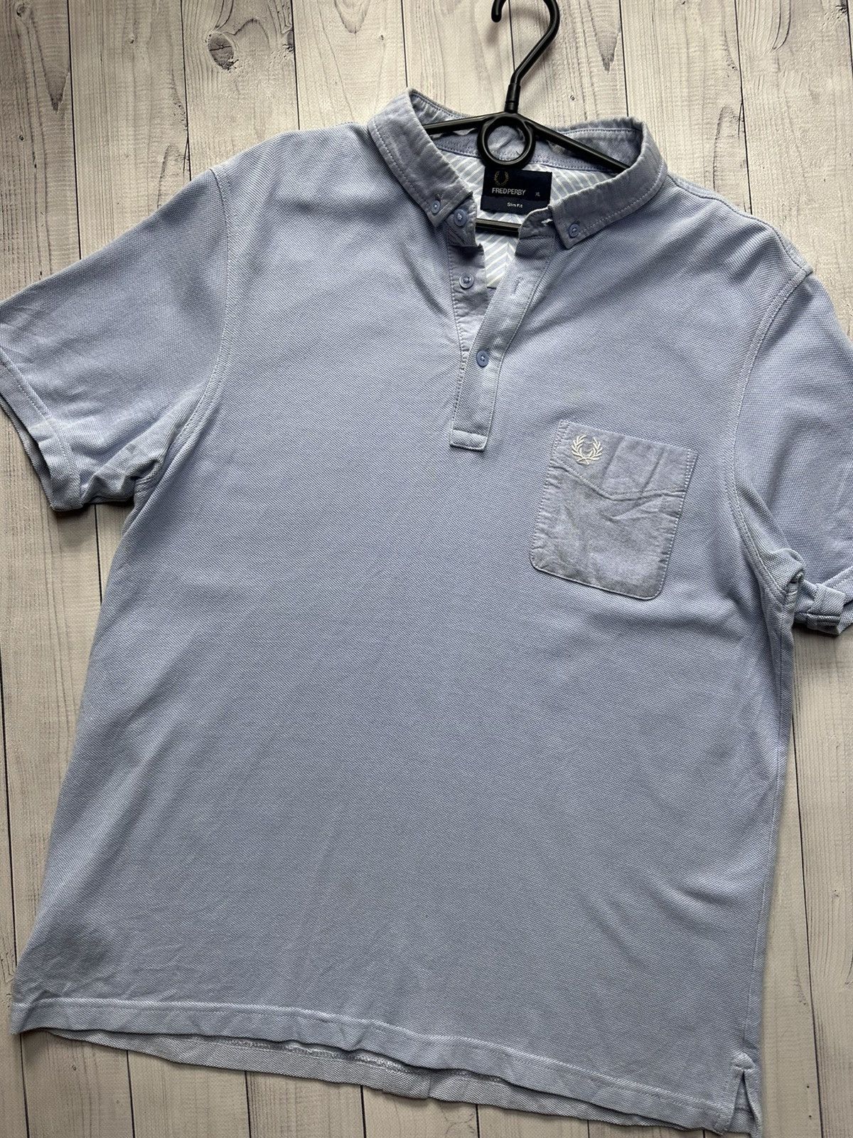 Fred Perry × Vintage Vintage Fred Perry polo blue size XL logo Size US XL / EU 56 / 4 - 2 Thumbnail