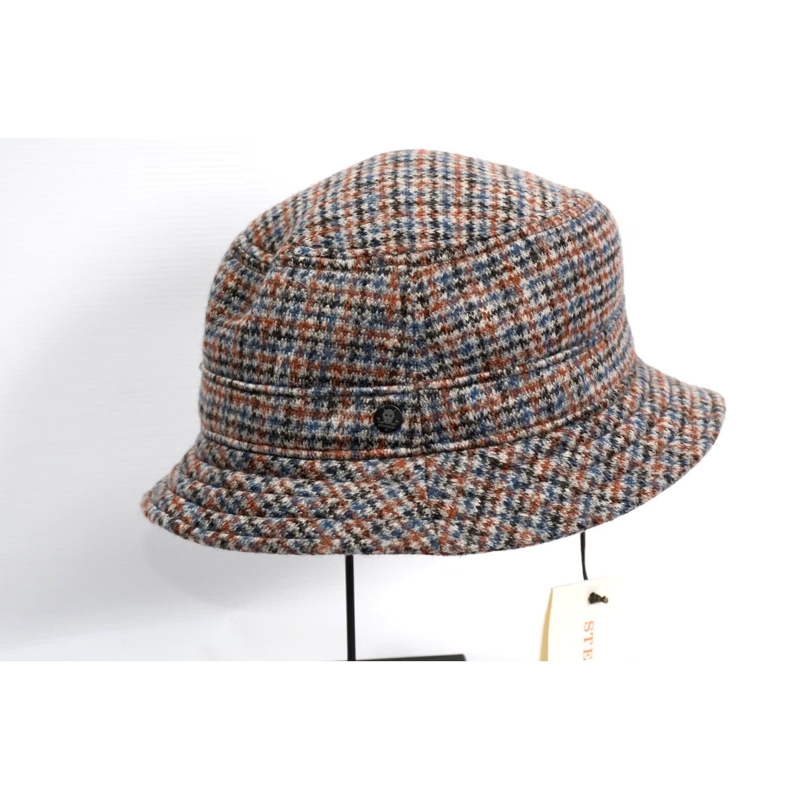 Stetson Stetson Florida Bucket Hat Shirt Adult L Brown Wool Herringbone Casual Men Mens Size ONE SIZE - 3 Thumbnail