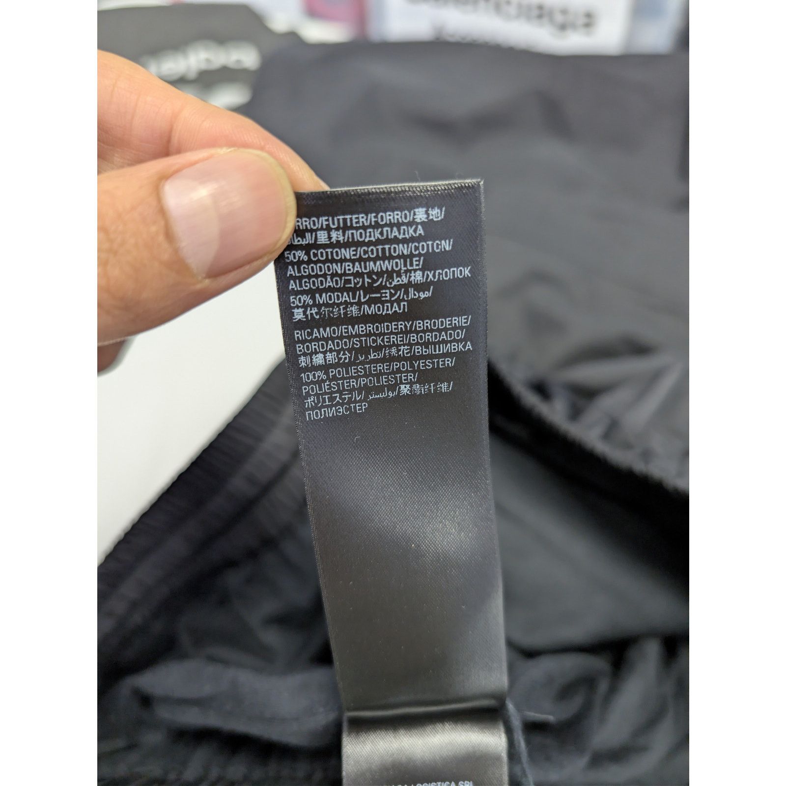 Balenciaga o1rshd1 Techno Poplin Minimal Tracksuit Pants Trousers Black Size US 32 / EU 48 - 15 Thumbnail