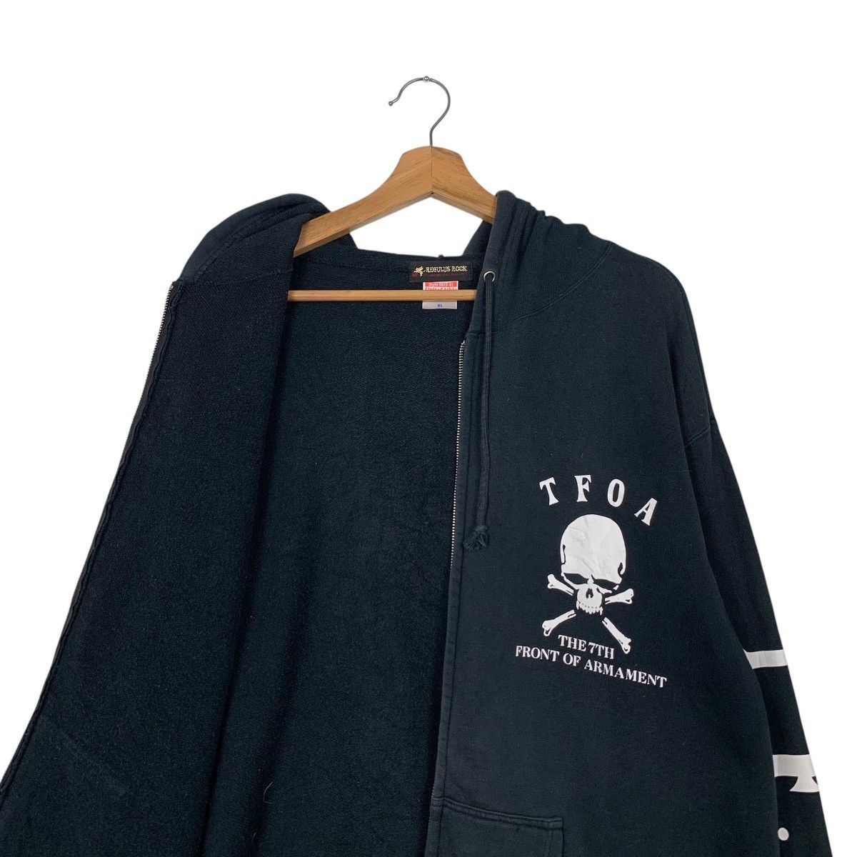 Japanese Brand REGULUS ROCK The Front Of Armament Big Logo Hoodie 2428-C109 Size US XL / EU 56 / 4 - 11 Thumbnail