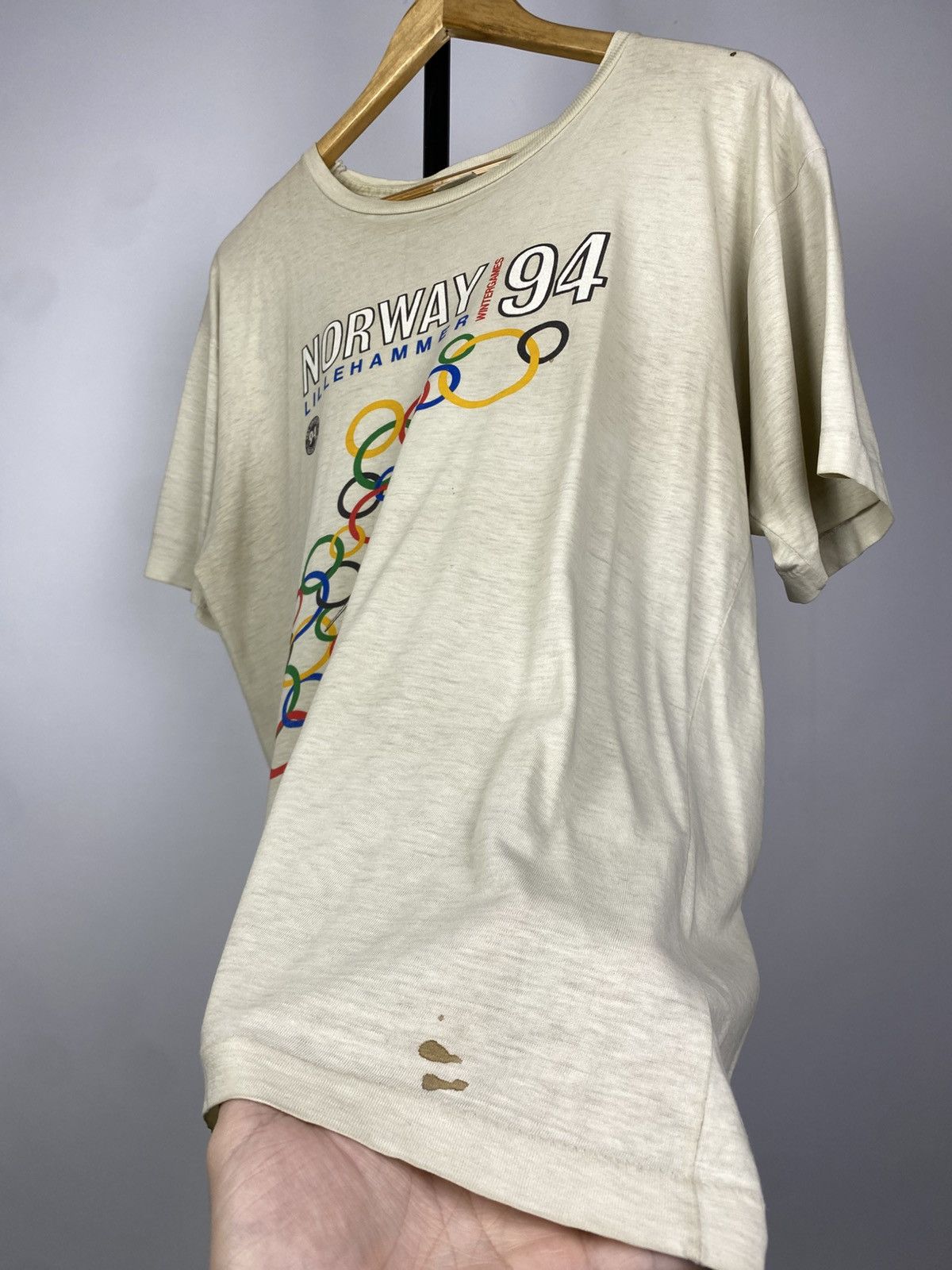 USA Olympics × Vintage Vintage rare 1994 Norway Olympics Games T-Shirt Men Size US L / EU 52-54 / 3 - 7 Thumbnail