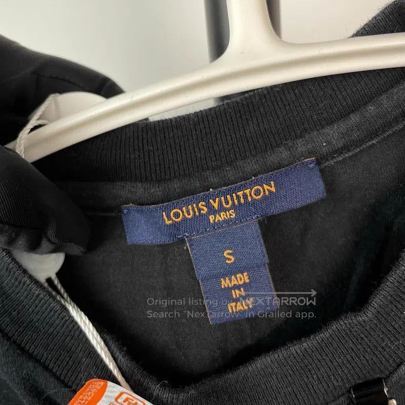 Louis Vuitton Louis Vuitton Black chain logo short sleeve T-shirt Size US S / EU 44-46 / 1 - 9 Thumbnail