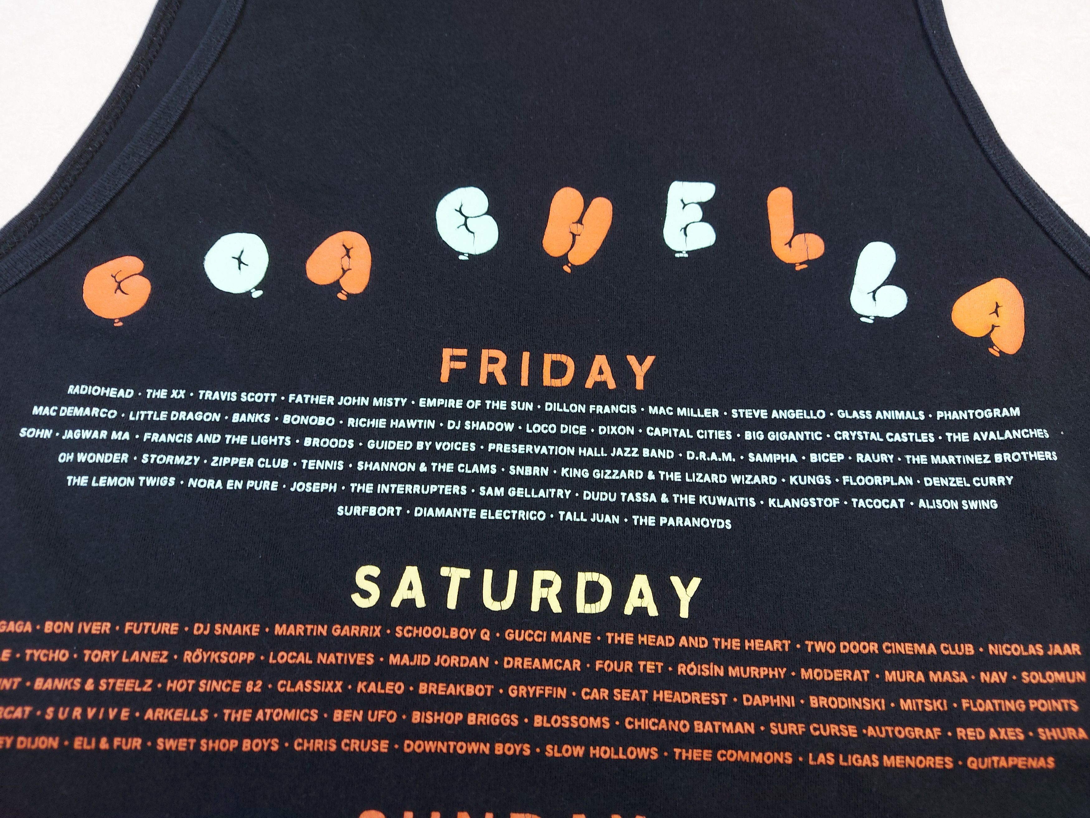 Band Tees Coachella 2017 Balloons Art Line Up Double-Sided Tank Top Size US M / EU 48-50 / 2 - 8 Thumbnail