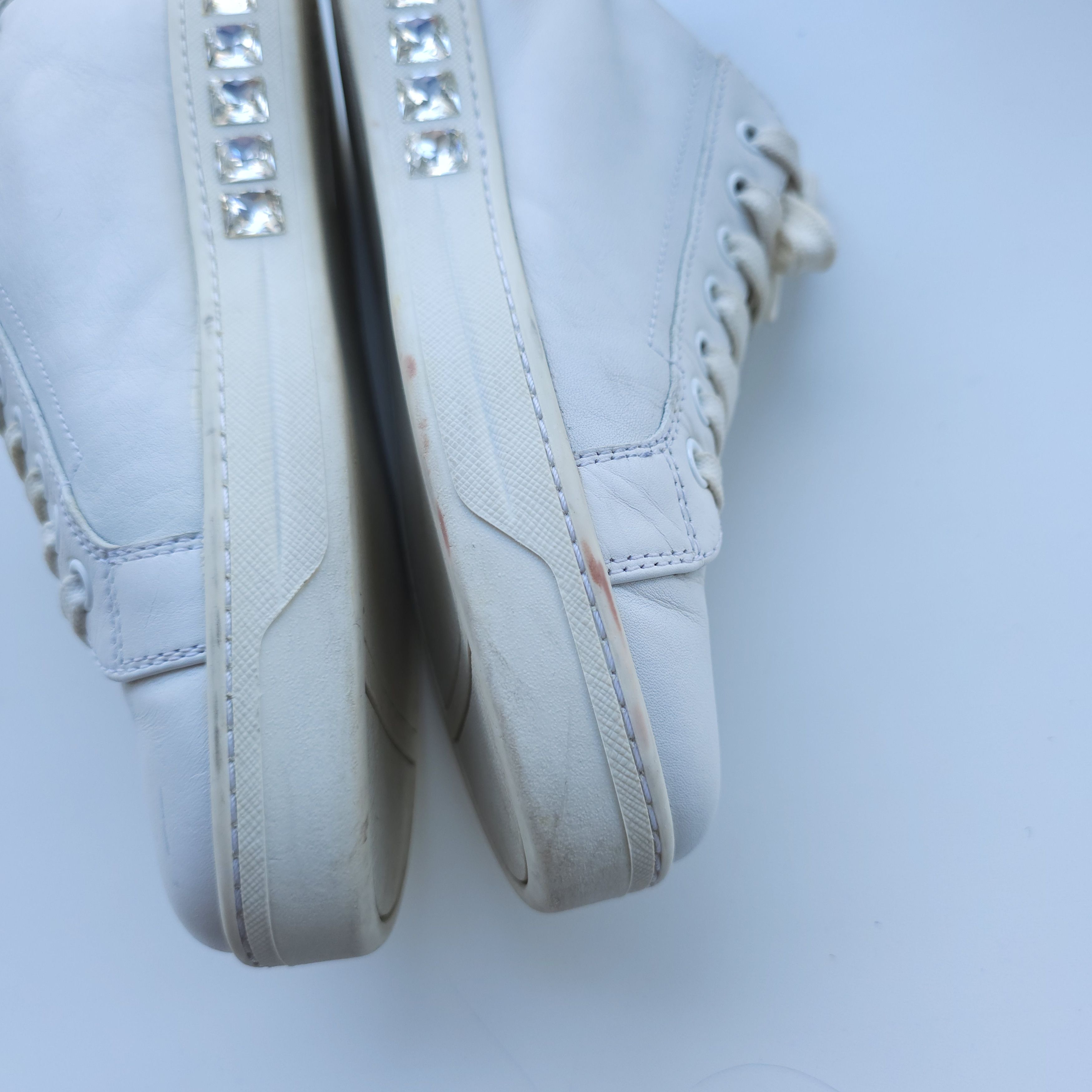 Prada Prada Leather Trainers made in Italy Womens EUR 37,5 US 7,5 Size US 7.5 / IT 37.5 - 12 Thumbnail