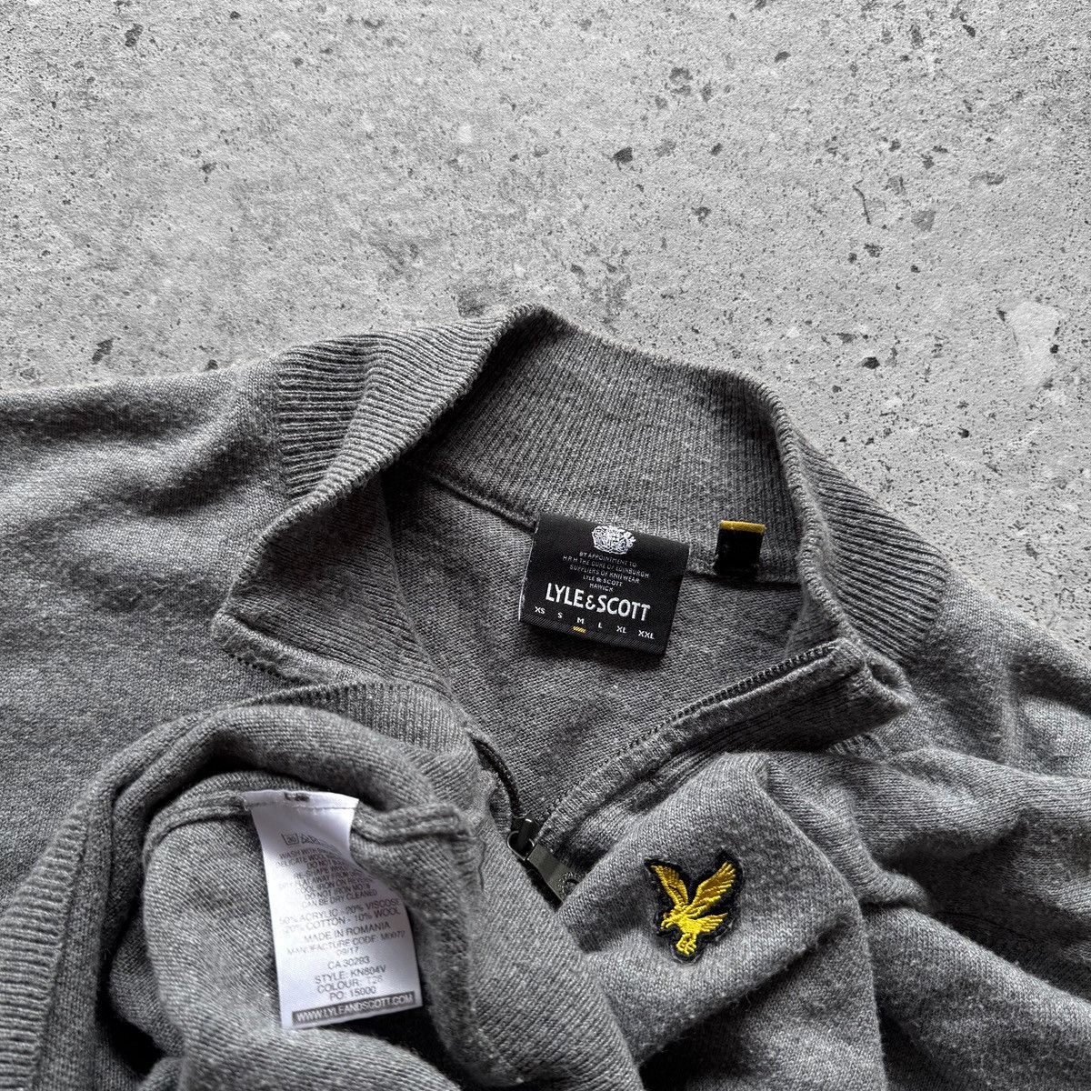 Lyle & Scott Lyle & Scott Mens Quarter 1/4 Zip Pullover Sweater Jumper Size US M / EU 48-50 / 2 - 7 Thumbnail