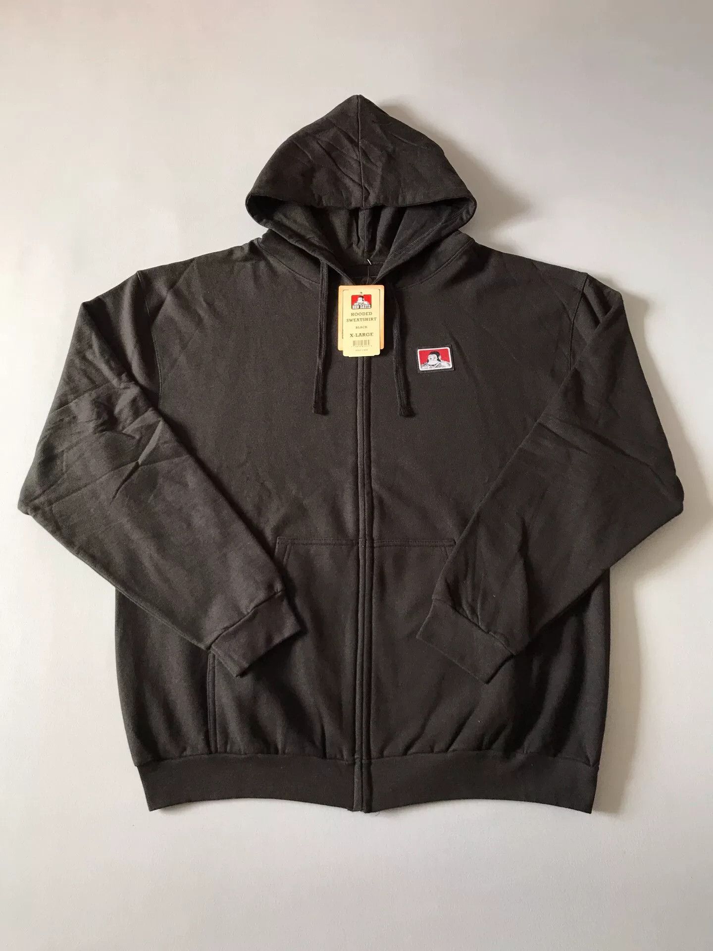 Ben Davis Ben Davis 9034 Black XL Hooded Zip Sweatshirt Size US XL / EU 56 / 4 - 1 Thumbnail