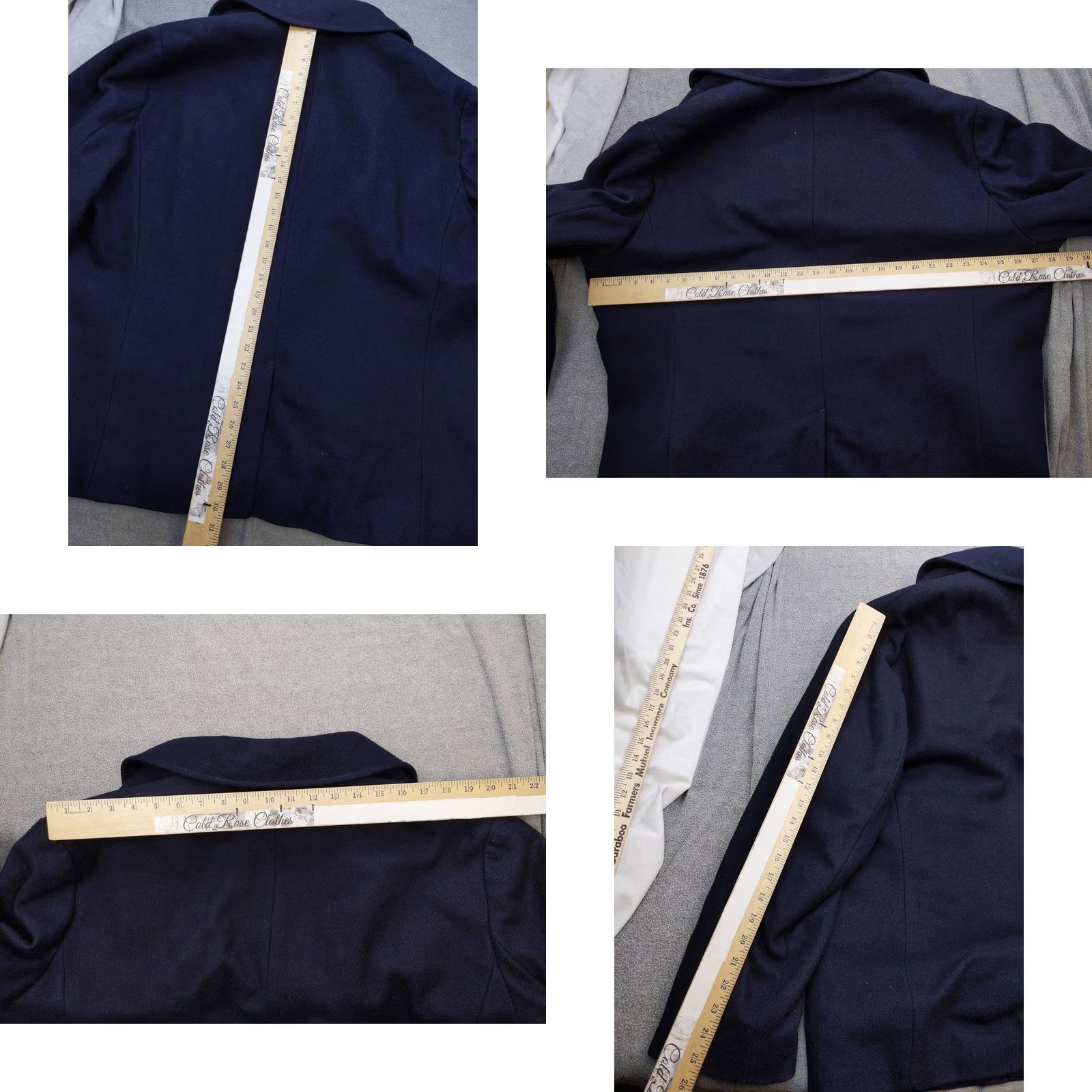Croft & Barrow VINTAGE Croft & Barrow Coat Mens XL Navy Wool Pea Jacket Quilted Lined Winter Size US XL / EU 56 / 4 - 9 Thumbnail
